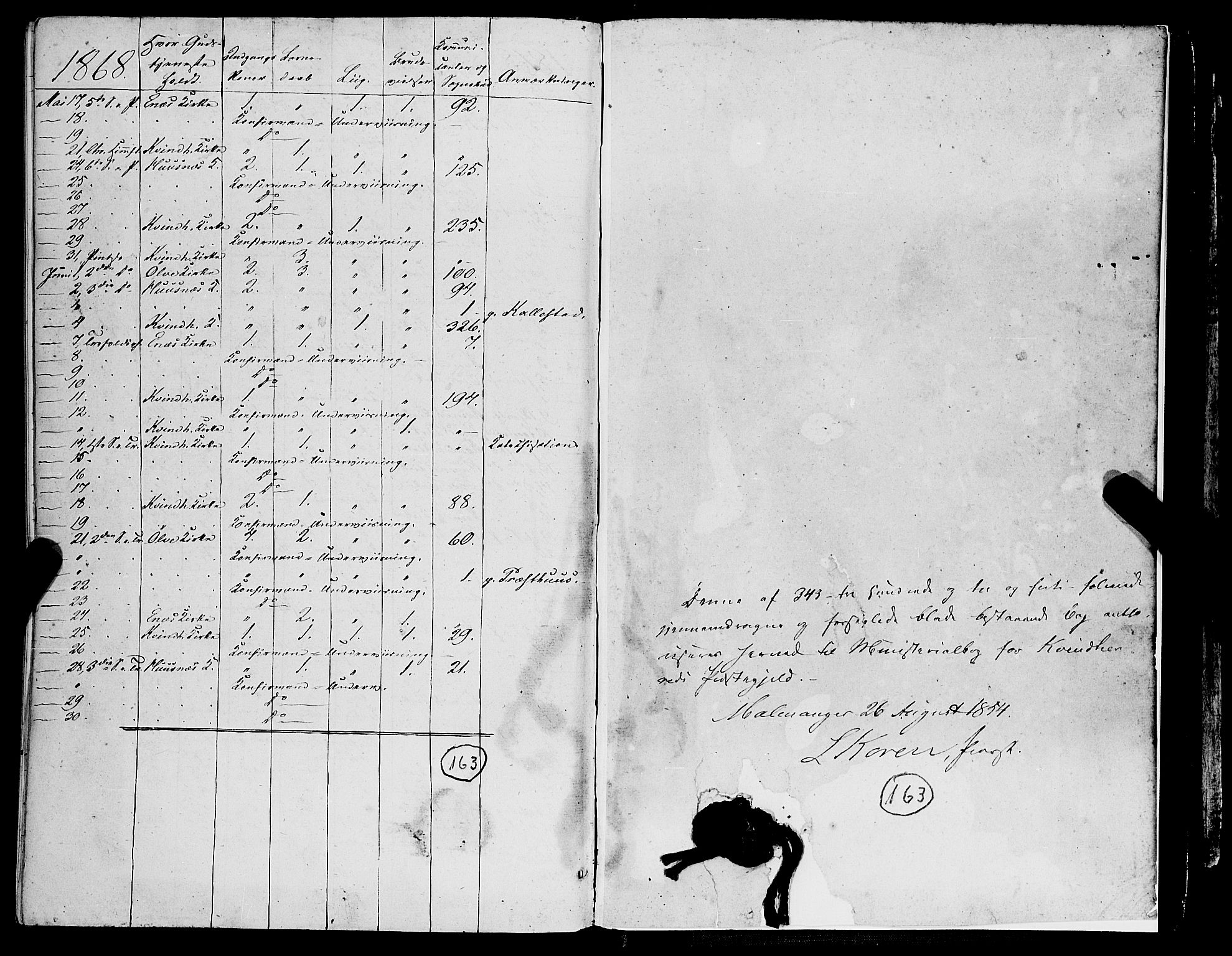 Kvinnherad sokneprestembete, SAB/A-76401/H/Haa: Parish register (official) no. A 8, 1854-1872, p. 345