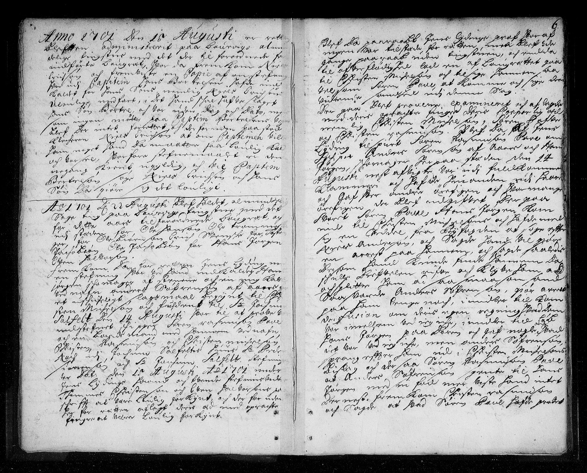 Larvik byfogd, AV/SAKO-A-218/F/Fa/L0007: Tingbok., 1701-1703, p. 6
