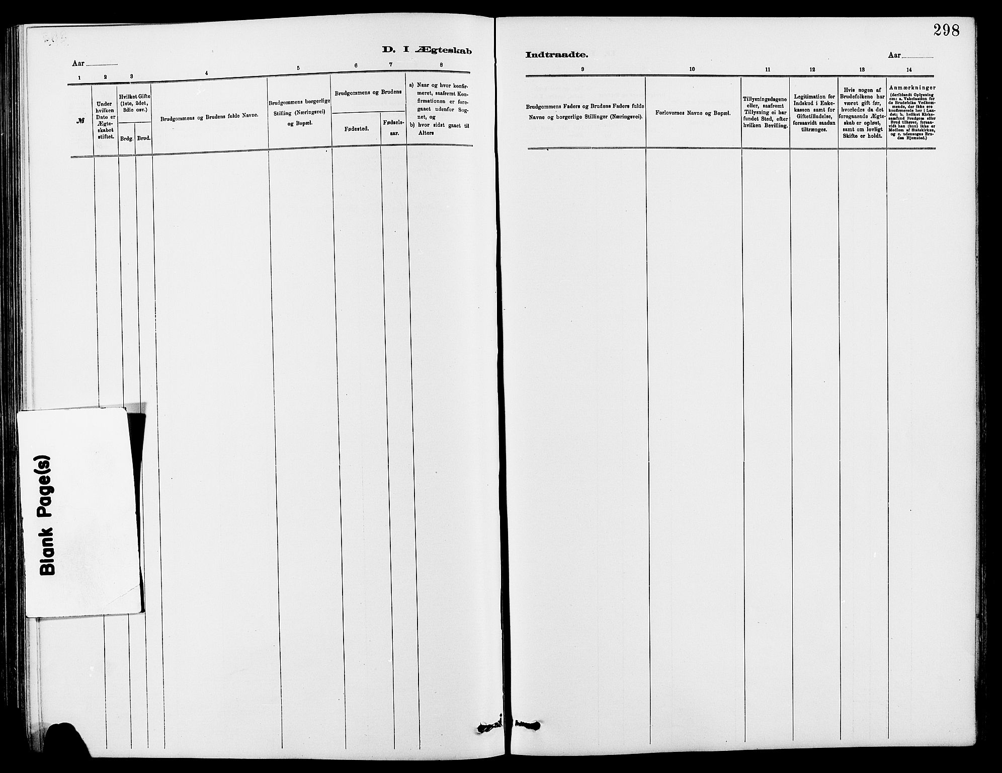 Dovre prestekontor, AV/SAH-PREST-066/H/Ha/Hab/L0002: Parish register (copy) no. 2, 1881-1907, p. 298