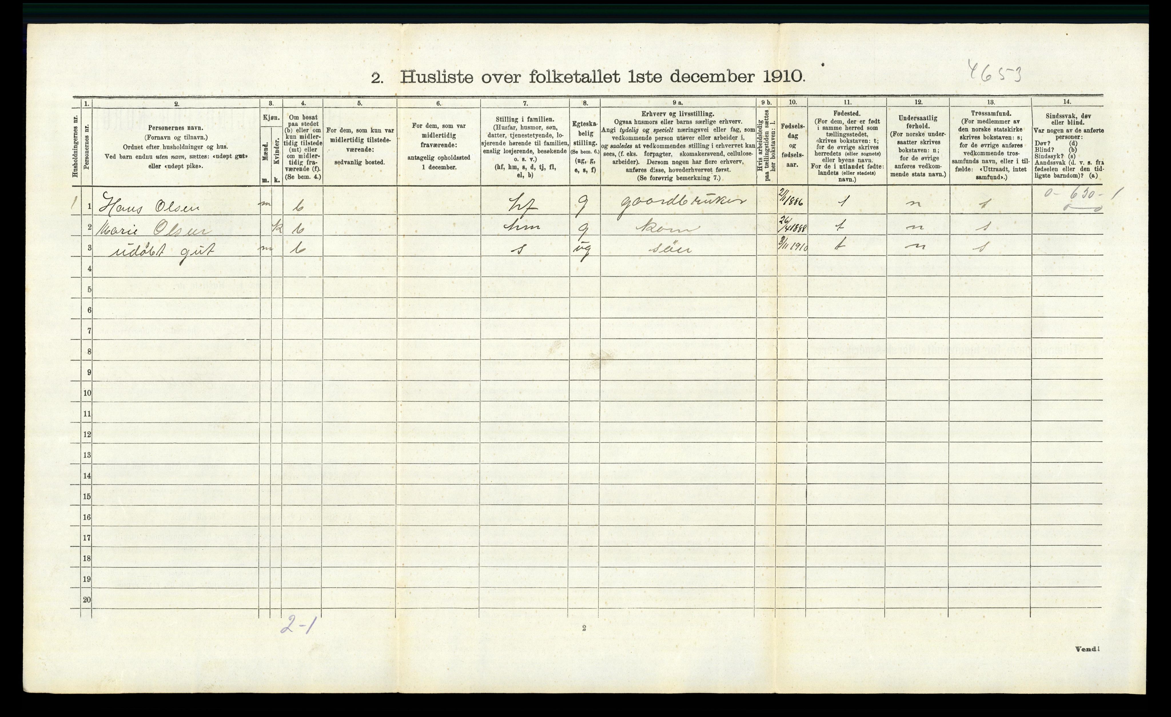 RA, 1910 census for Råde, 1910, p. 381