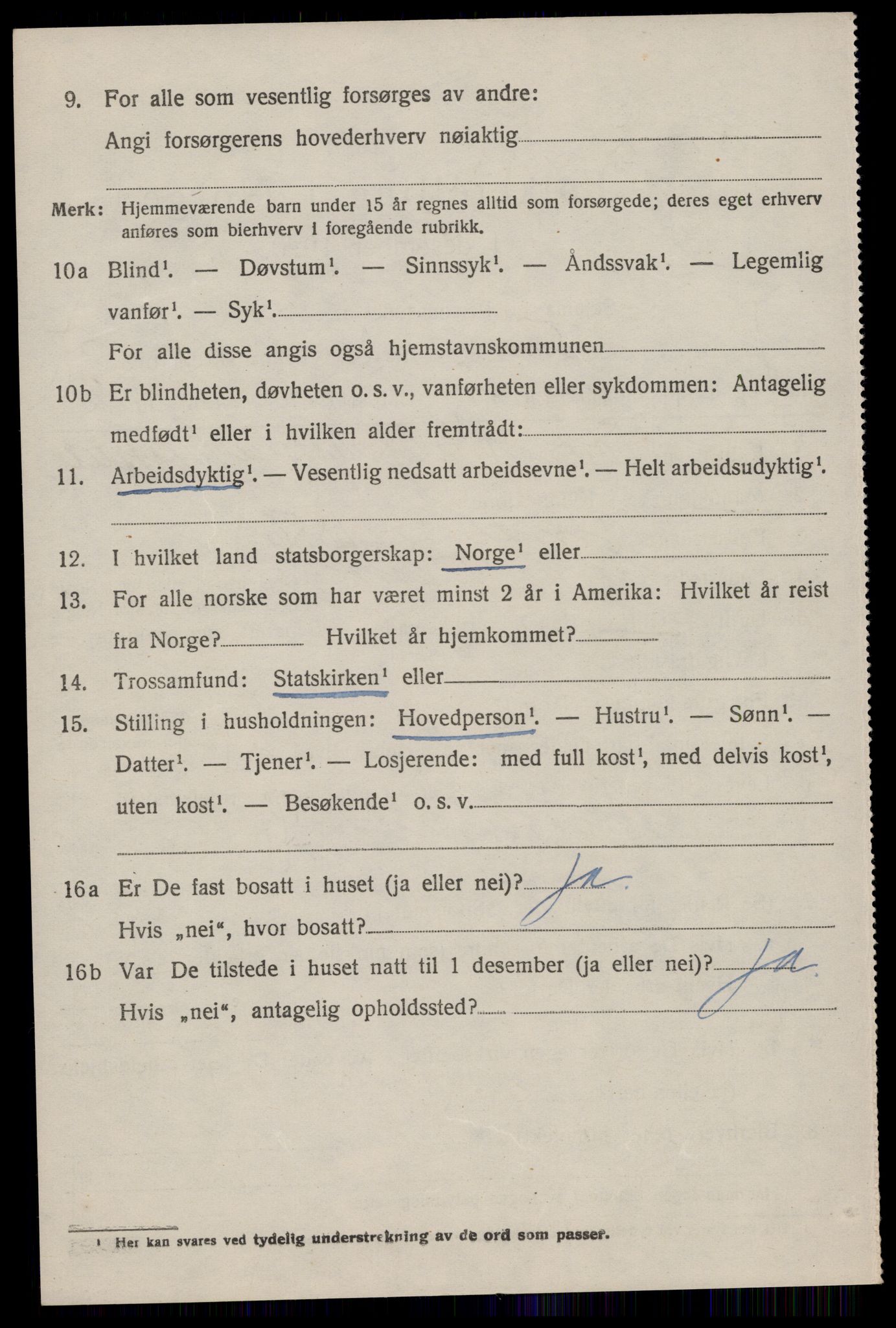 SAKO, 1920 census for Tinn, 1920, p. 4465