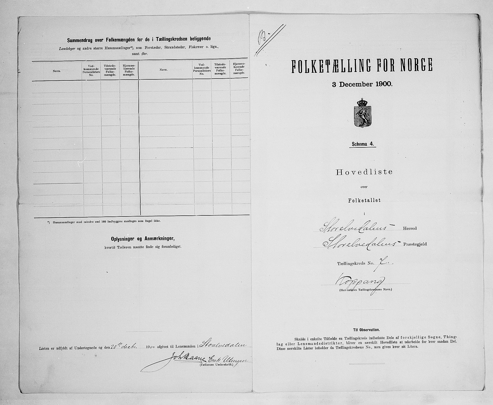 SAH, 1900 census for Stor-Elvdal, 1900, p. 31