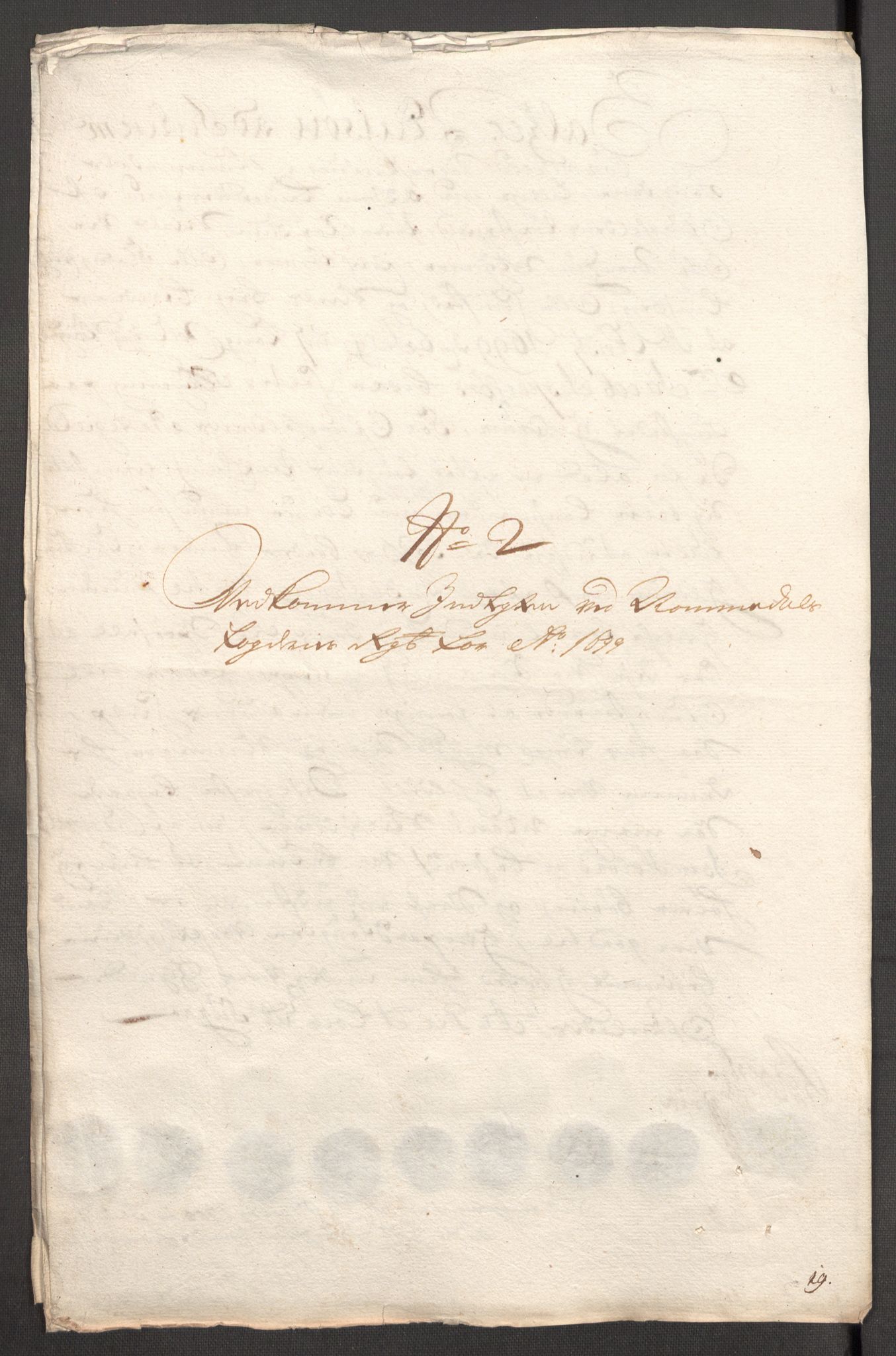Rentekammeret inntil 1814, Reviderte regnskaper, Fogderegnskap, RA/EA-4092/R64/L4426: Fogderegnskap Namdal, 1699-1700, p. 159
