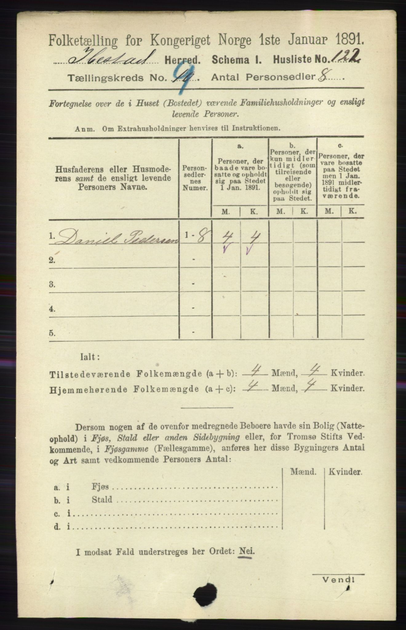 RA, 1891 census for 1917 Ibestad, 1891, p. 5973