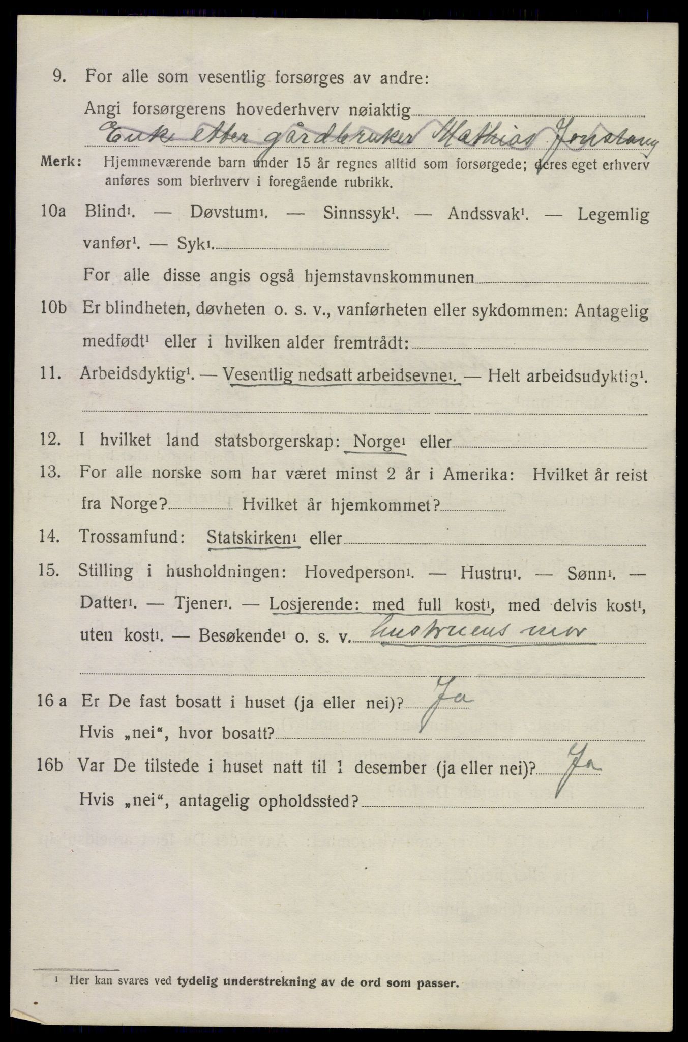 SAKO, 1920 census for Ramnes, 1920, p. 4311
