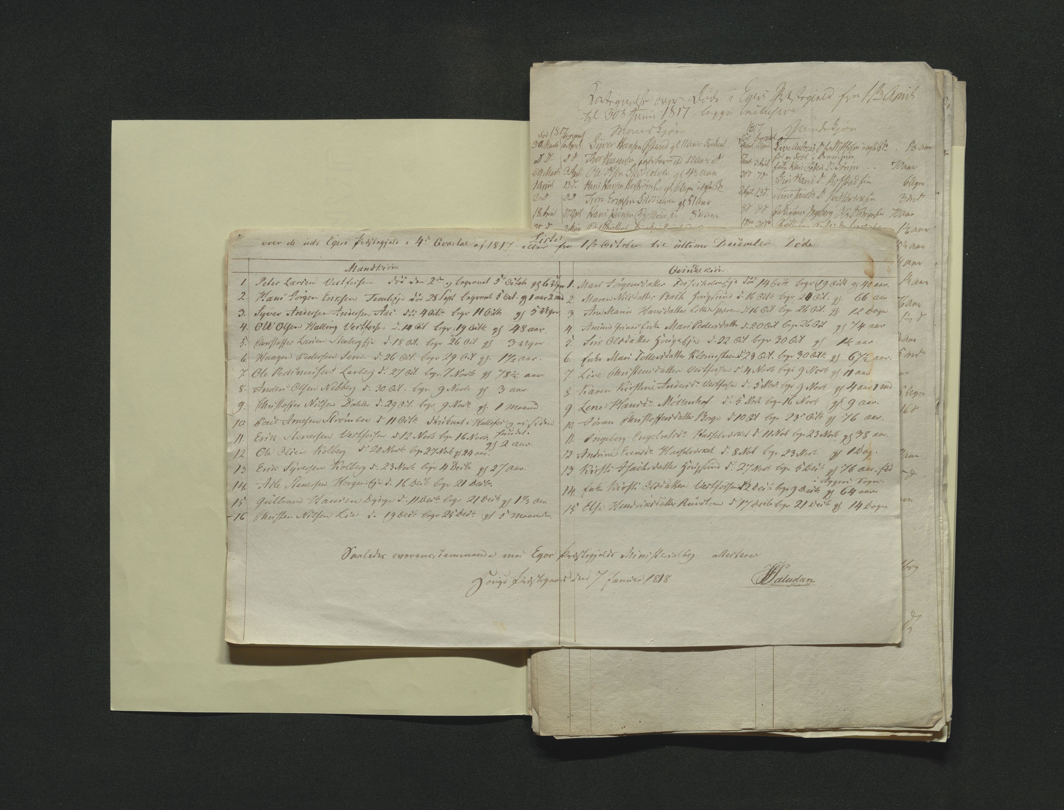 Eiker, Modum og Sigdal sorenskriveri, AV/SAKO-A-123/H/Ha/Hab/L0001: Dødsfallsmeldinger, 1812-1822, p. 195
