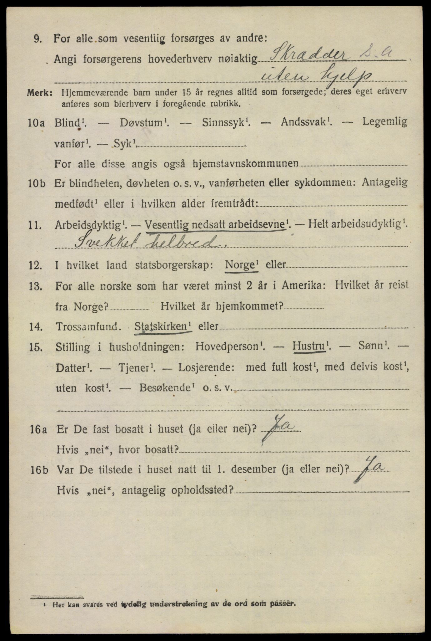 SAO, 1920 census for Rygge, 1920, p. 6848