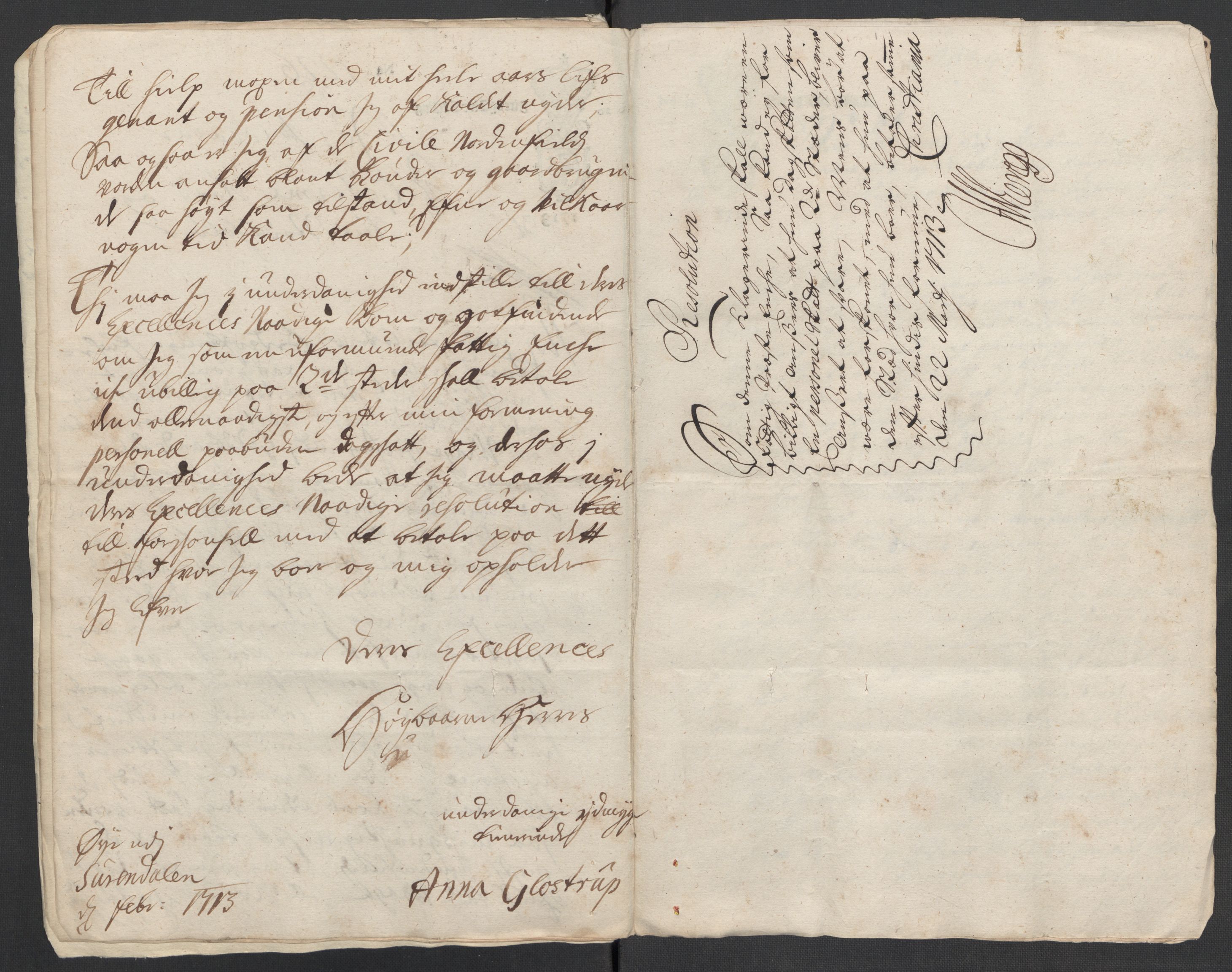 Rentekammeret inntil 1814, Reviderte regnskaper, Fogderegnskap, AV/RA-EA-4092/R17/L1182: Fogderegnskap Gudbrandsdal, 1713, p. 327