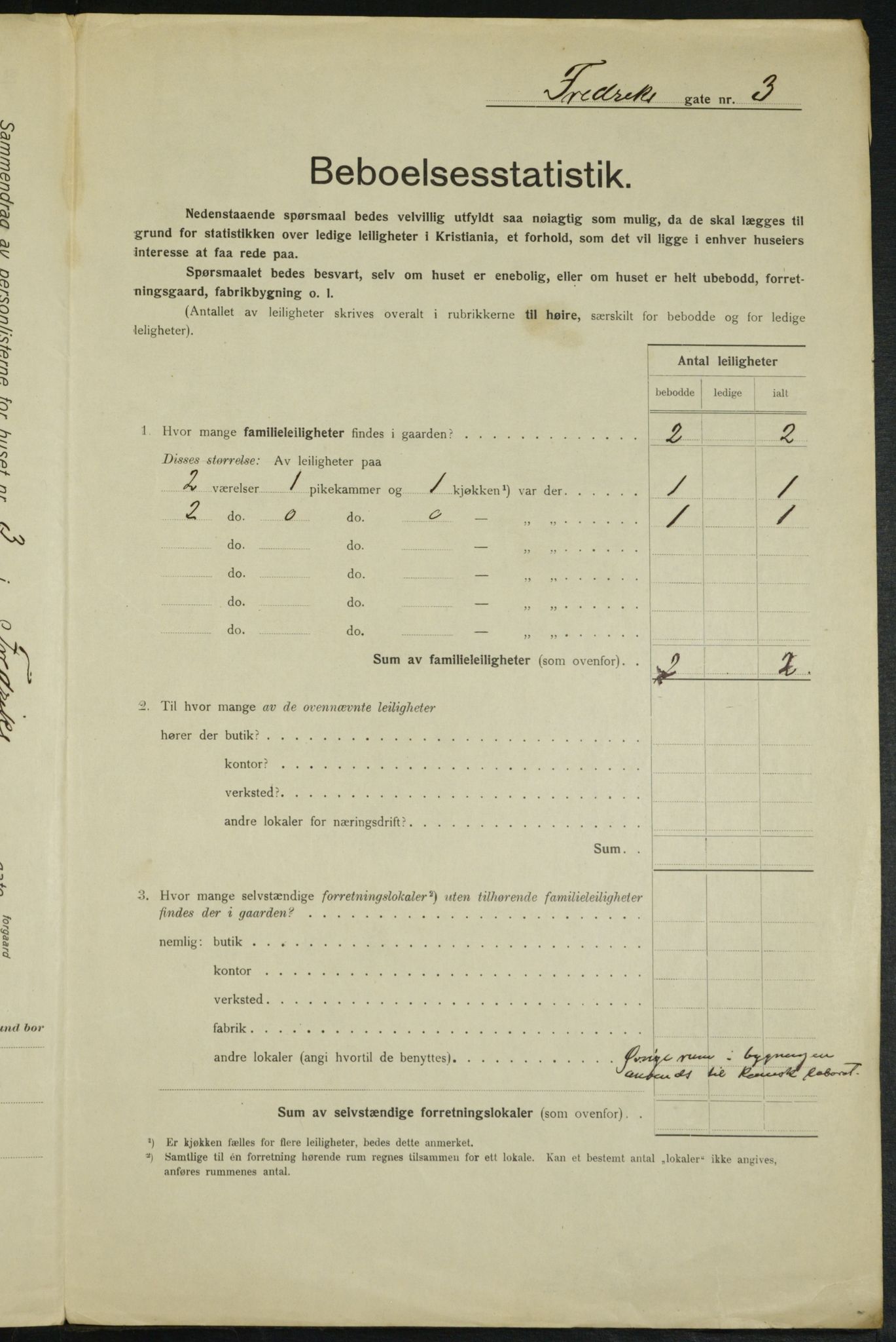 OBA, Municipal Census 1915 for Kristiania, 1915, p. 26154