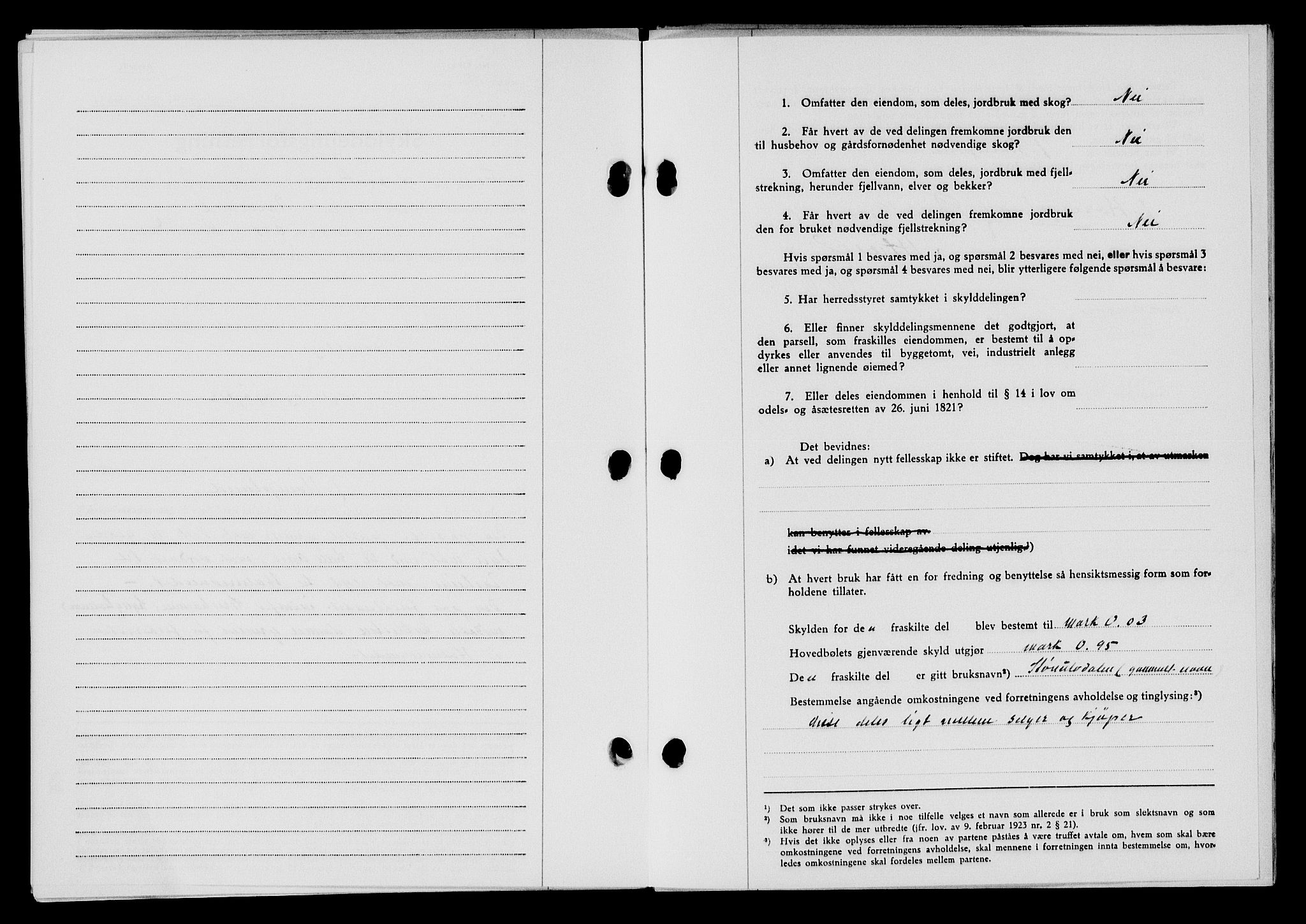 Flekkefjord sorenskriveri, SAK/1221-0001/G/Gb/Gba/L0059: Mortgage book no. A-7, 1944-1945, Diary no: : 655/1944