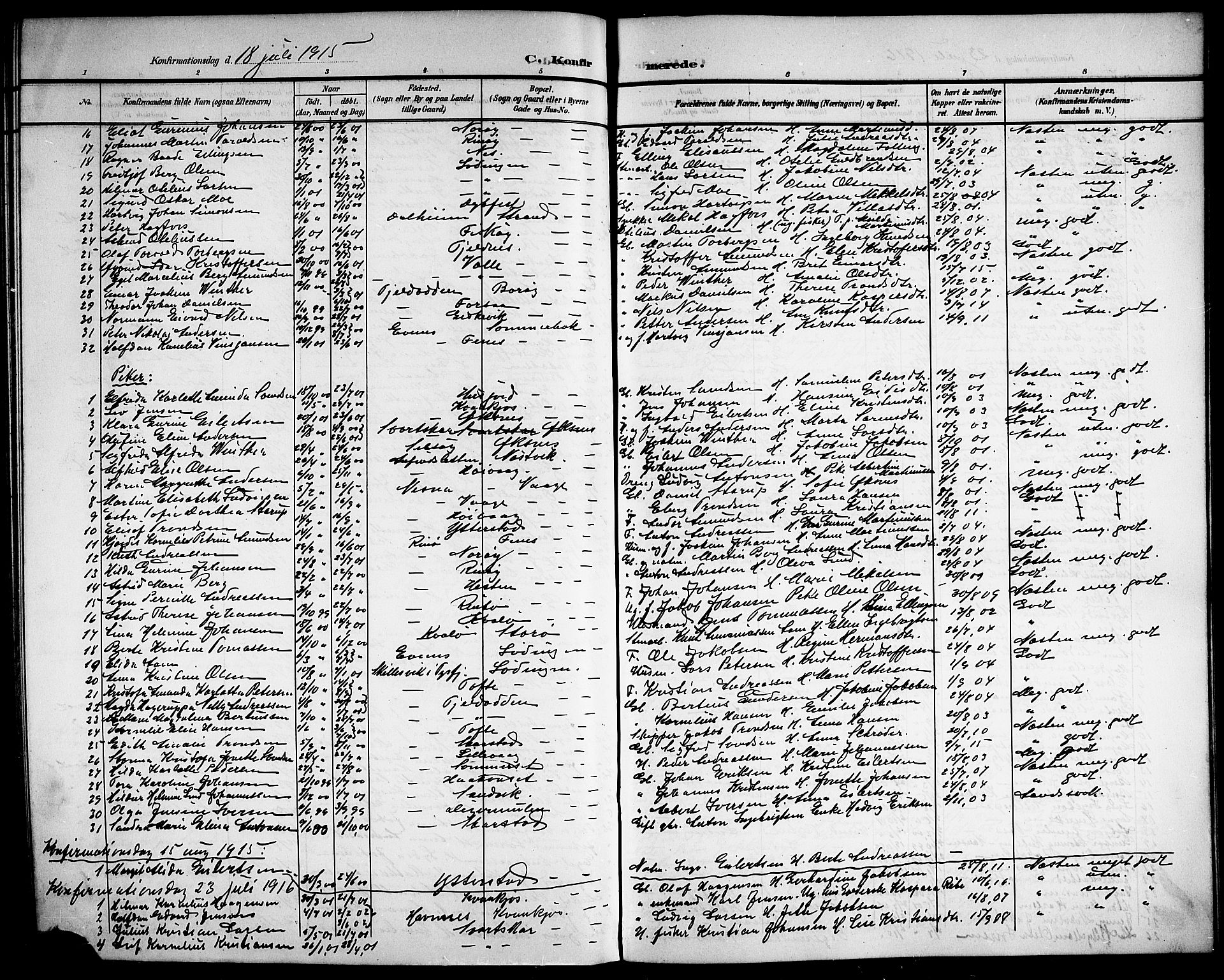 Ministerialprotokoller, klokkerbøker og fødselsregistre - Nordland, SAT/A-1459/872/L1048: Parish register (copy) no. 872C04, 1898-1919