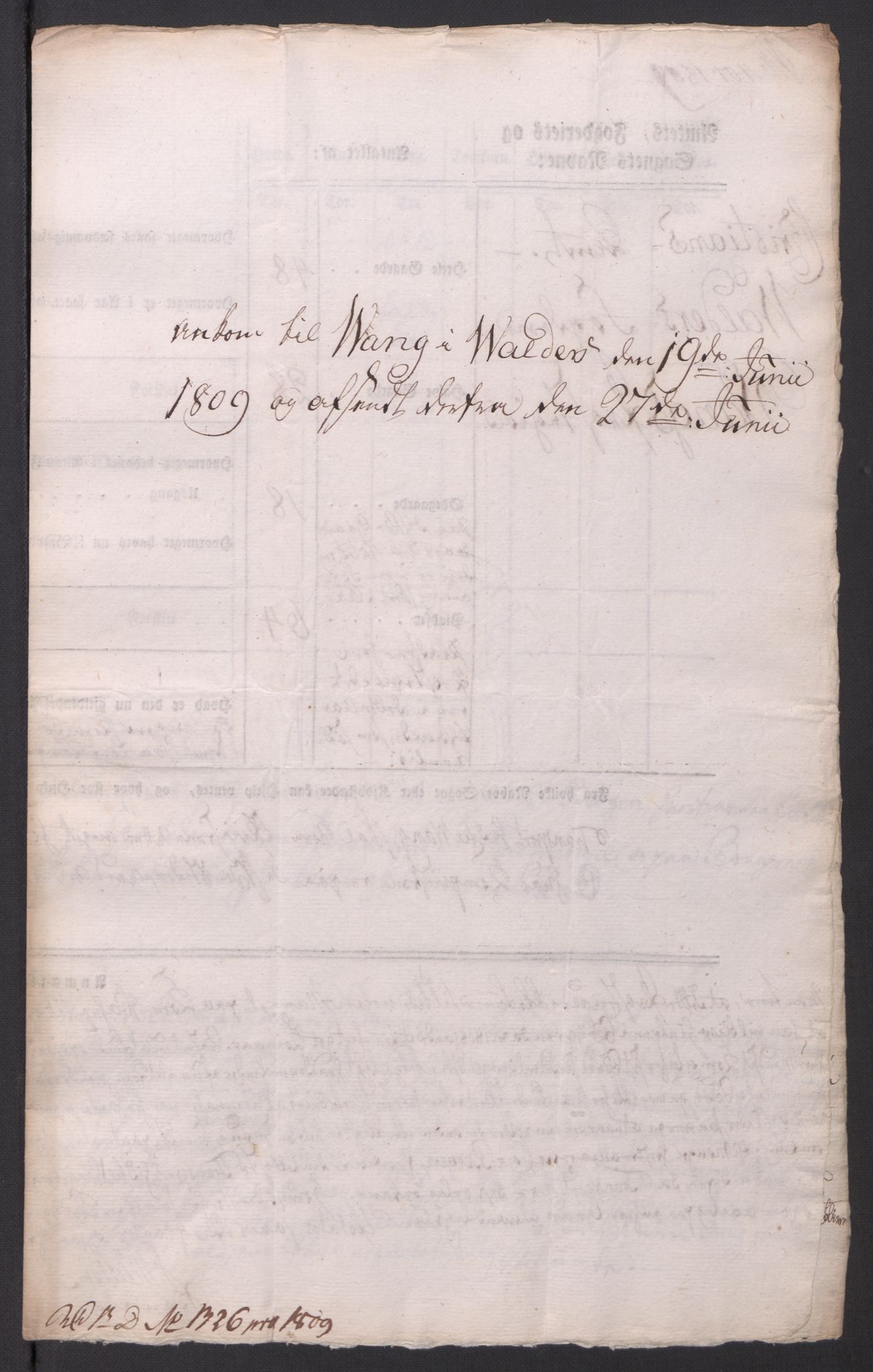 Regjeringskommisjonen 1807-1810, 1. kontor/byrå, AV/RA-EA-2871/Dd/L0014: Kornavl: De utfyldte skjemaer fra sognekommisjonene i Kristiania og Kristiansand stift, 1809, p. 133