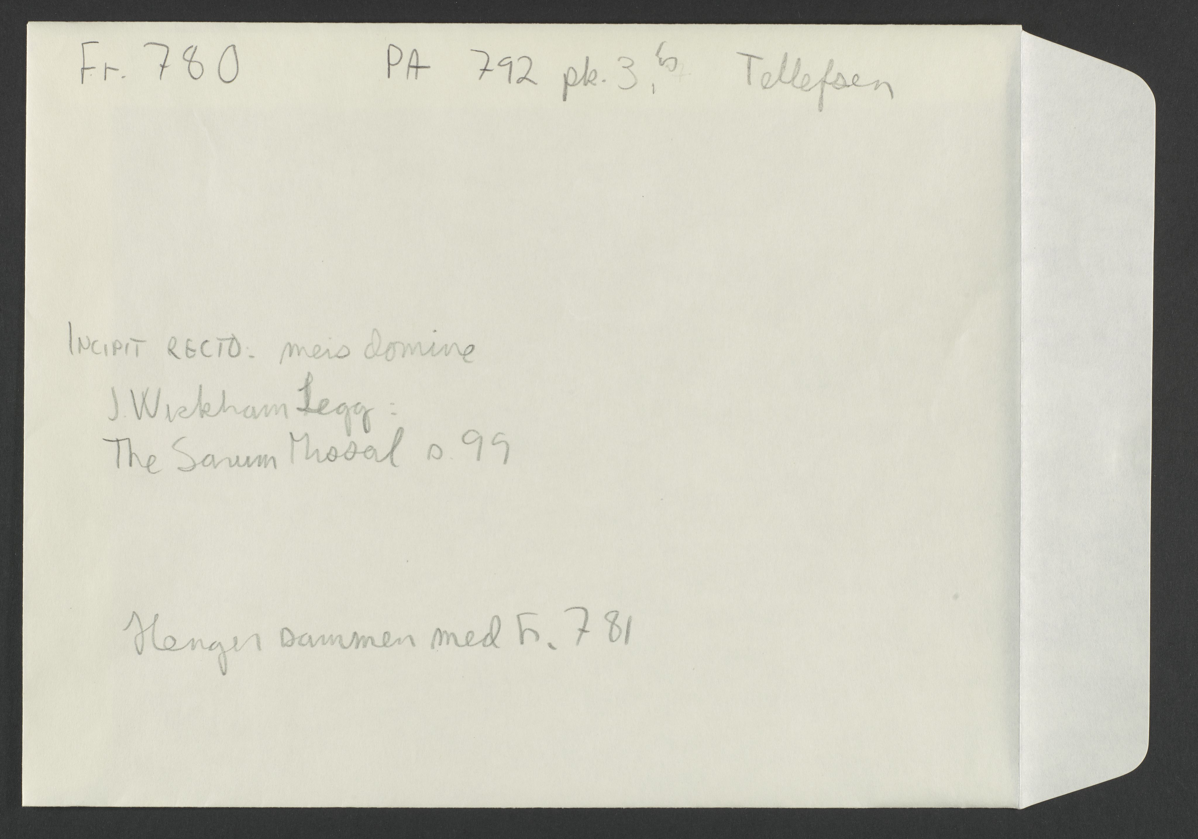 Tellefsen, Johan Christian, AV/RA-PA-0792/Fc/L0003: Membranfragmenter, 1100-1536, p. 41
