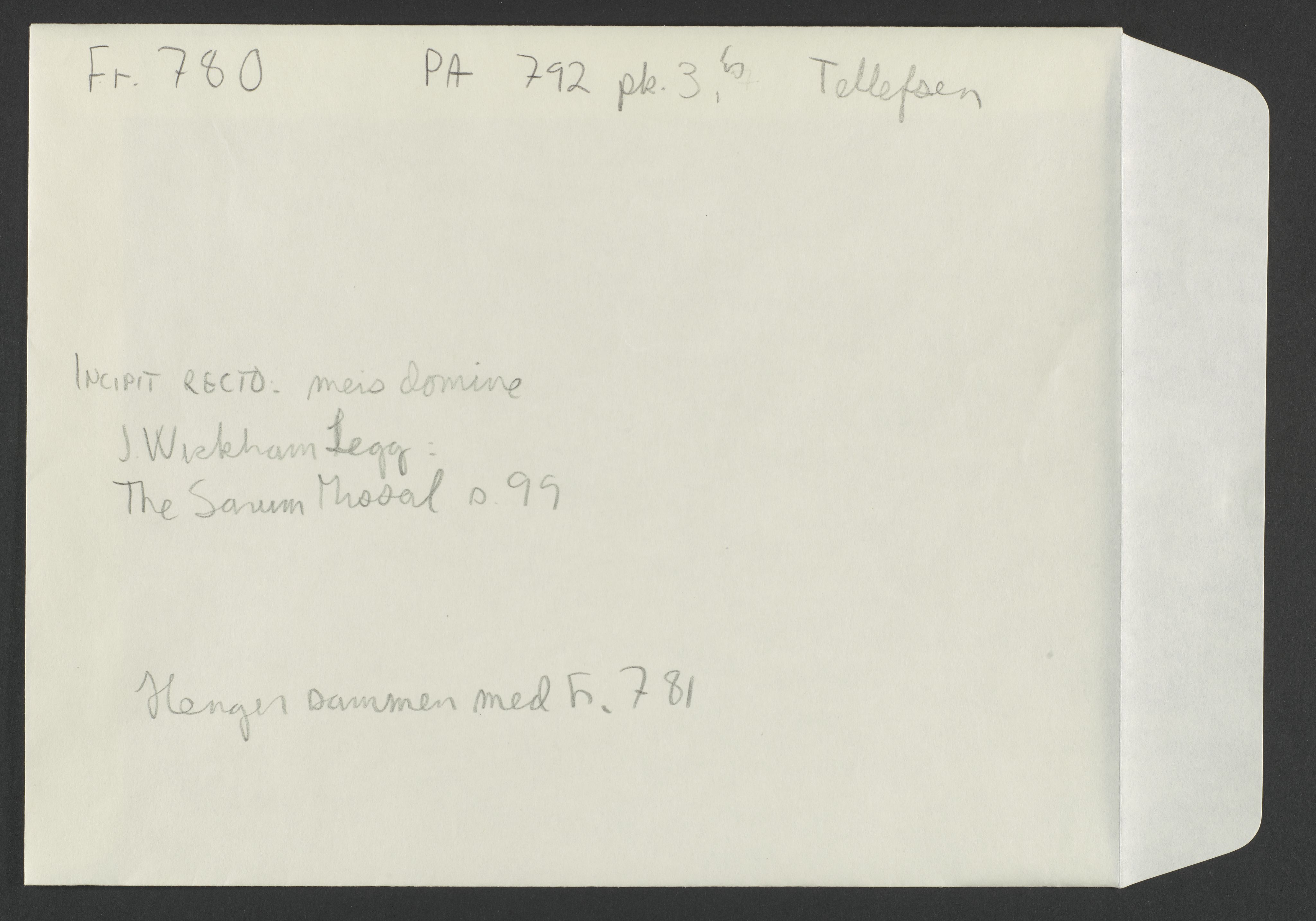 Tellefsen, Johan Christian, AV/RA-PA-0792/Fc/L0003: Membranfragmenter, 1100-1536, p. 41