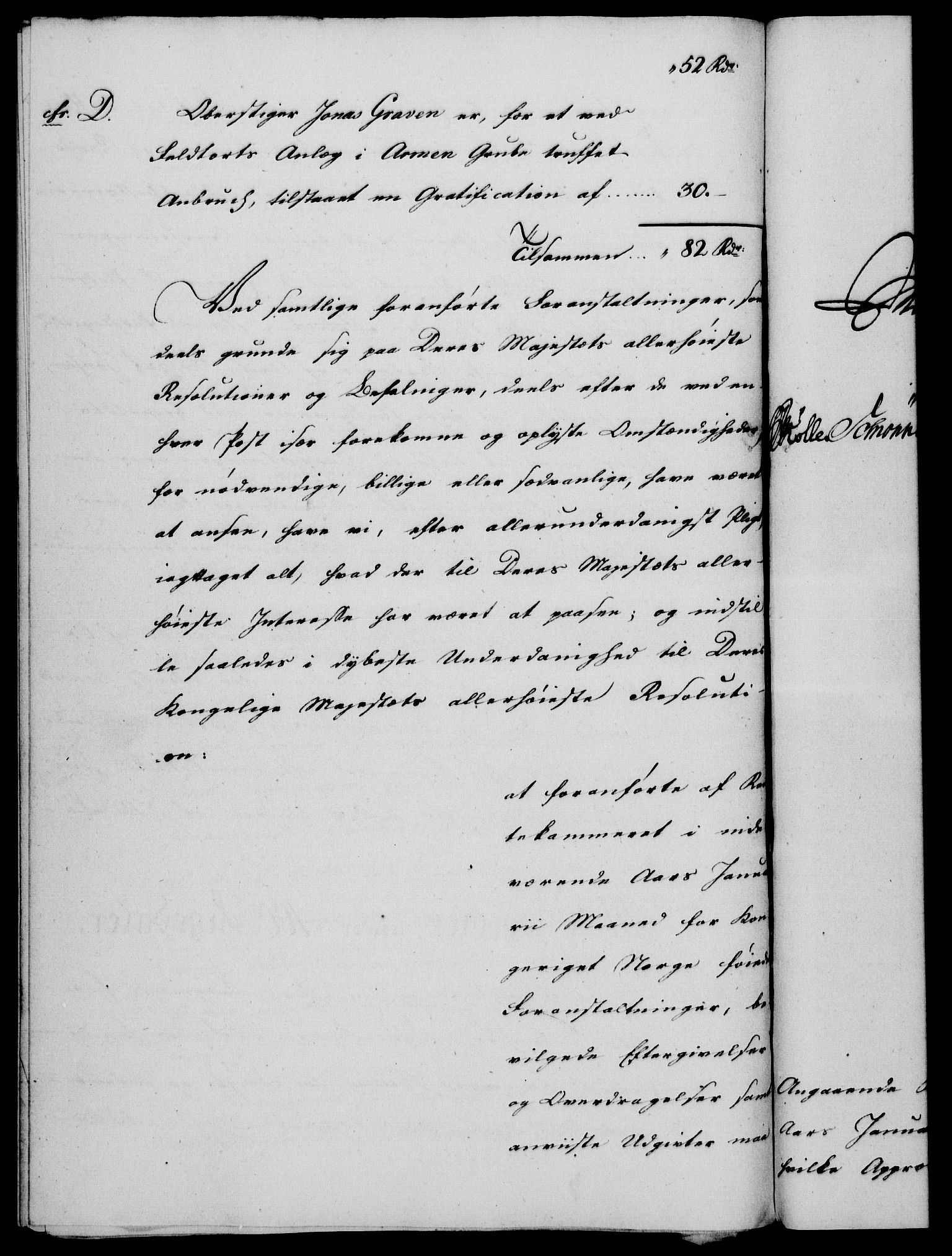 Rentekammeret, Kammerkanselliet, RA/EA-3111/G/Gf/Gfa/L0081: Norsk relasjons- og resolusjonsprotokoll (merket RK 52.81), 1799, p. 104