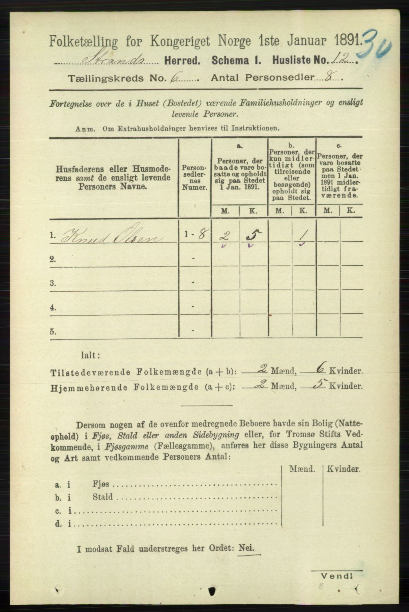 RA, 1891 census for 1130 Strand, 1891, p. 1641