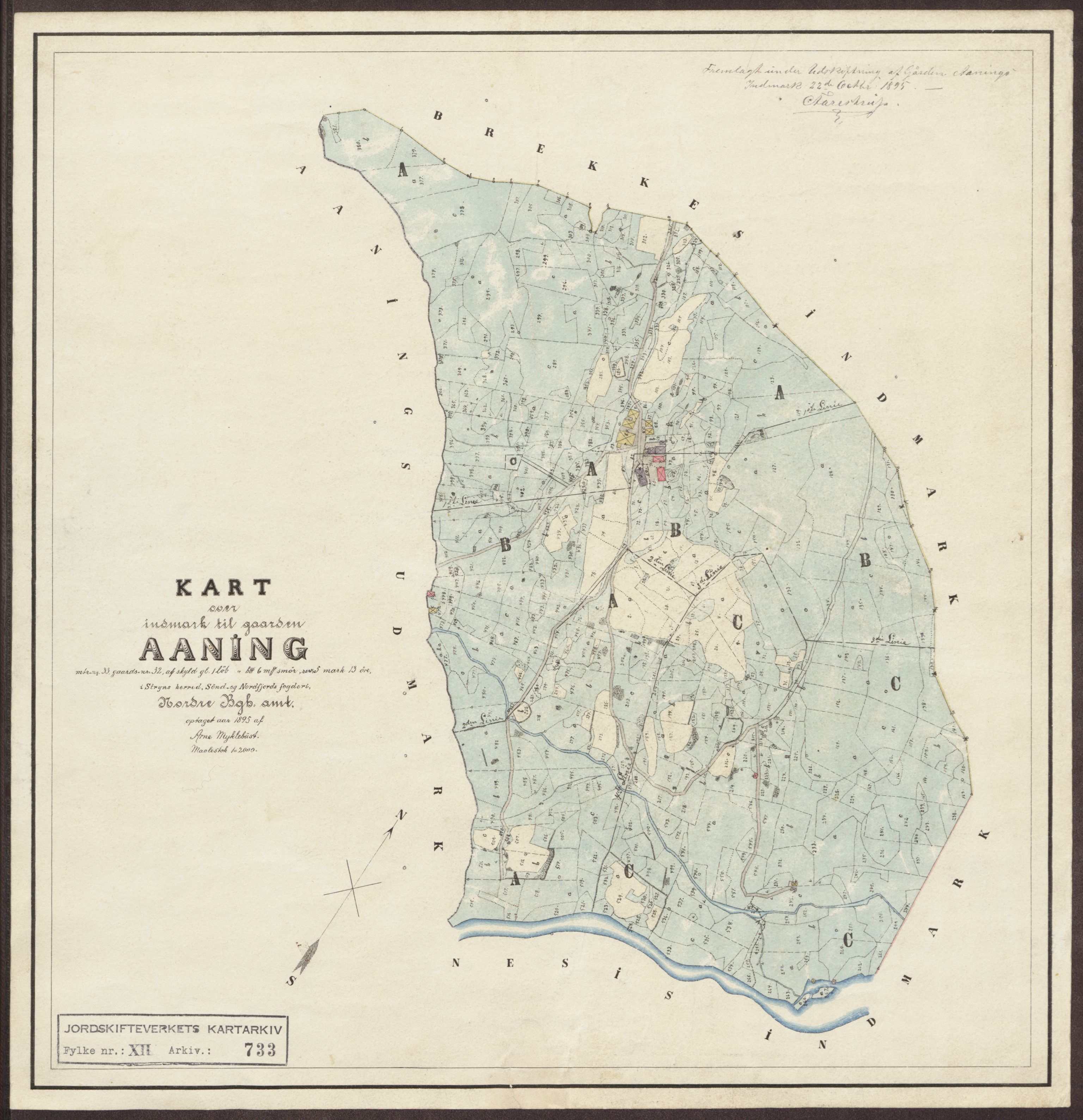 Jordskifteverkets kartarkiv, RA/S-3929/T, 1859-1988, p. 861