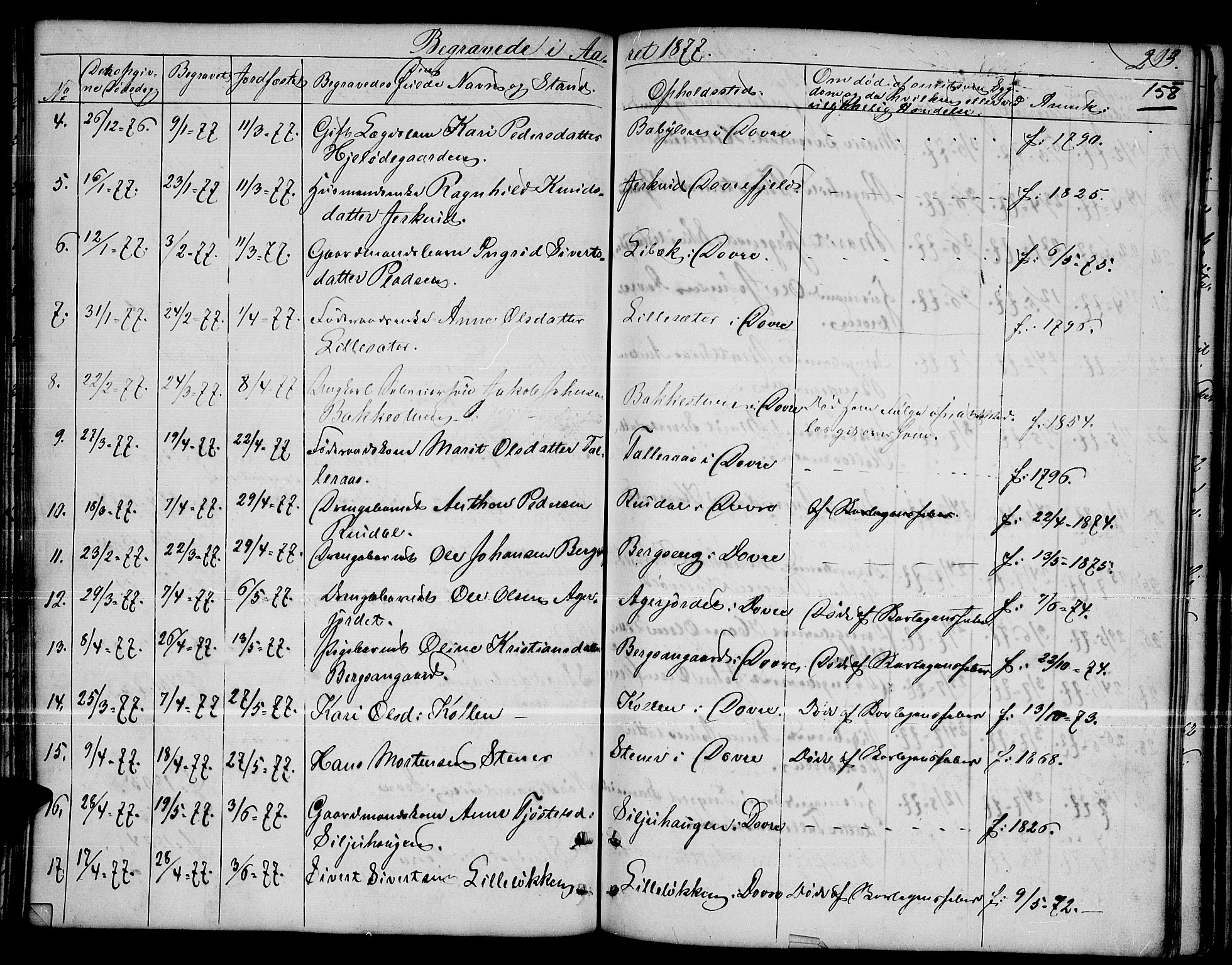 Dovre prestekontor, SAH/PREST-066/H/Ha/Hab/L0001: Parish register (copy) no. 1, 1862-1880, p. 293