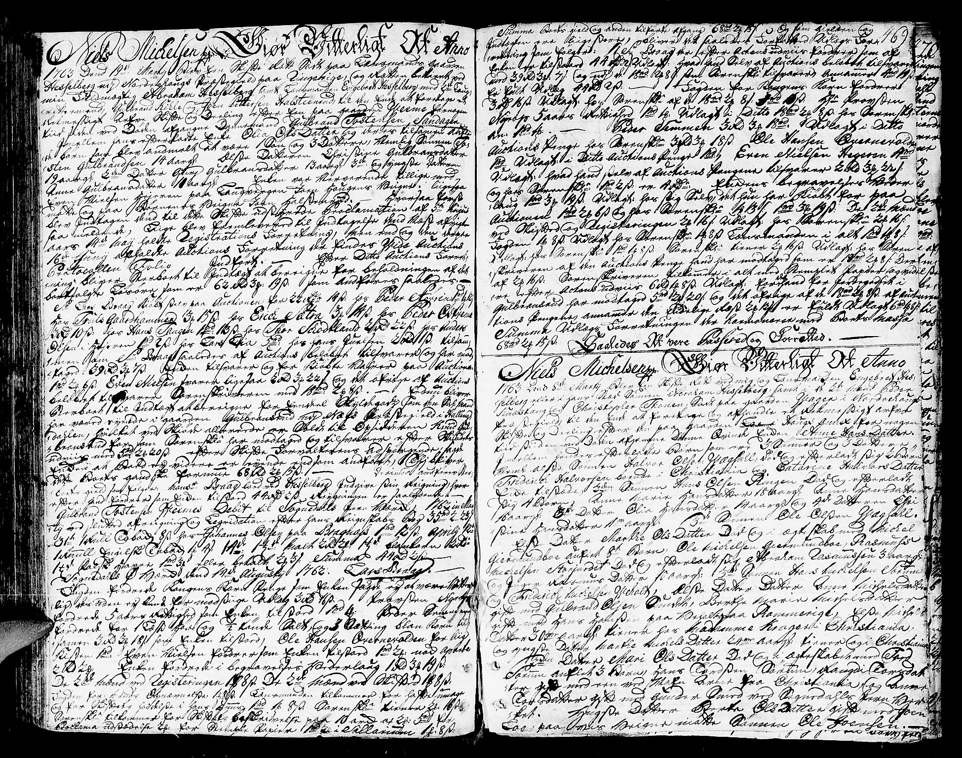 Ringerike og Hallingdal sorenskriveri, SAKO/A-81/H/Ha/L0017: Skifteprotokoll, 1756-1763, p. 468b-469a