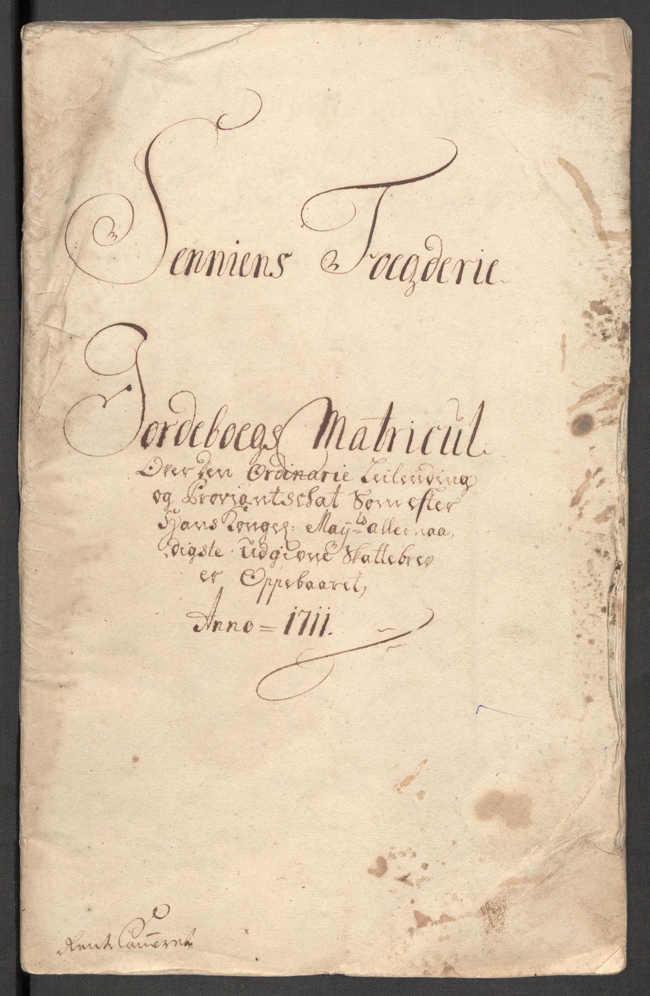 Rentekammeret inntil 1814, Reviderte regnskaper, Fogderegnskap, AV/RA-EA-4092/R68/L4758: Fogderegnskap Senja og Troms, 1711-1712, p. 14
