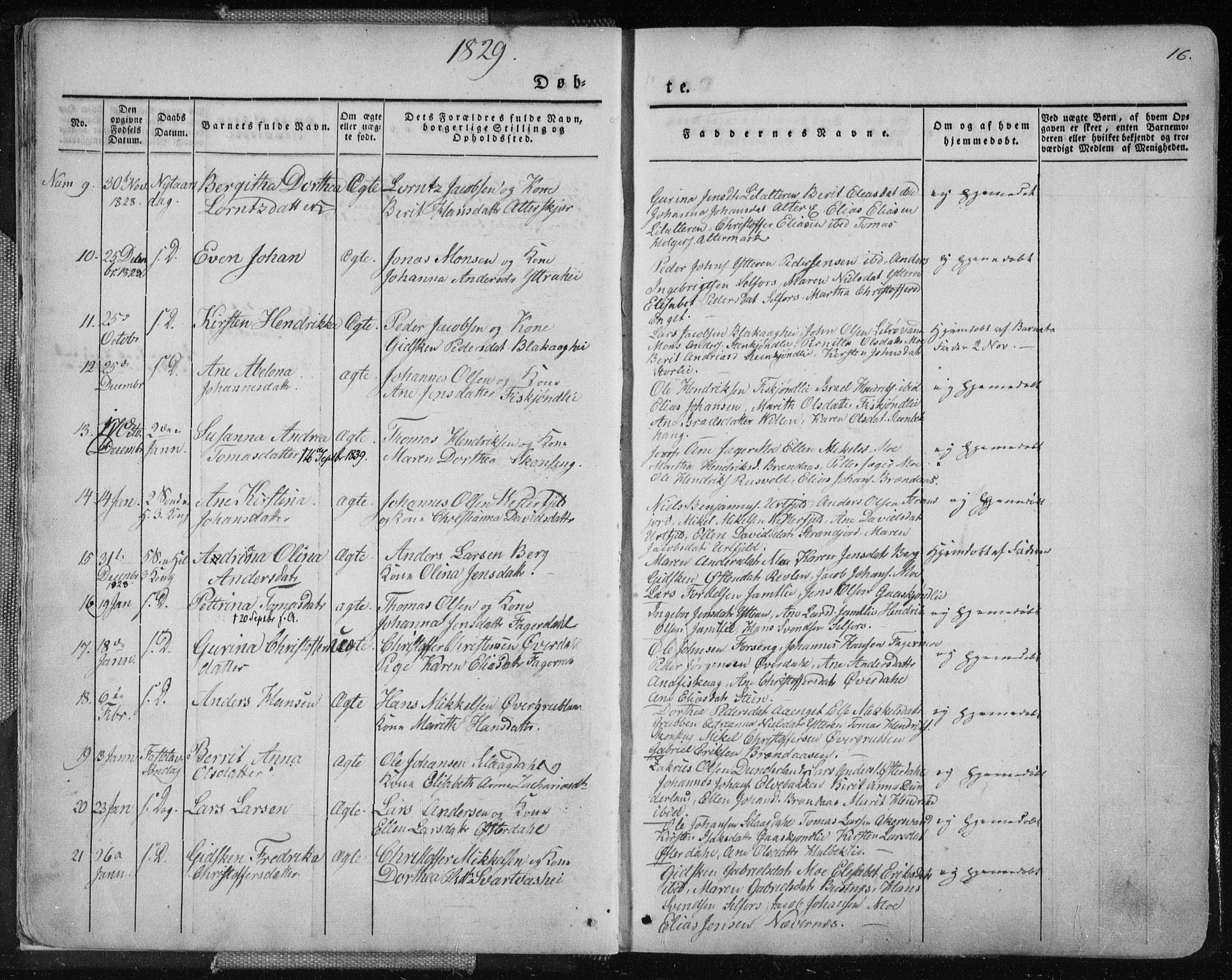 Ministerialprotokoller, klokkerbøker og fødselsregistre - Nordland, AV/SAT-A-1459/827/L0390: Parish register (official) no. 827A02, 1826-1841, p. 16