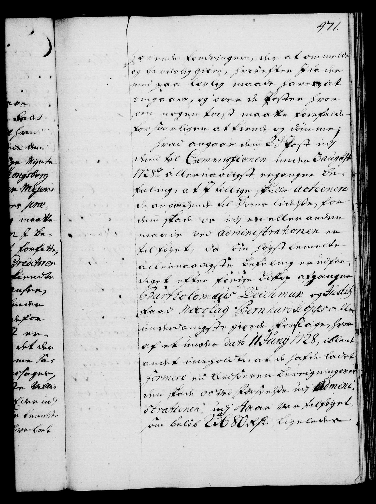 Rentekammeret, Kammerkanselliet, AV/RA-EA-3111/G/Gg/Gga/L0003: Norsk ekspedisjonsprotokoll med register (merket RK 53.3), 1727-1734, p. 471