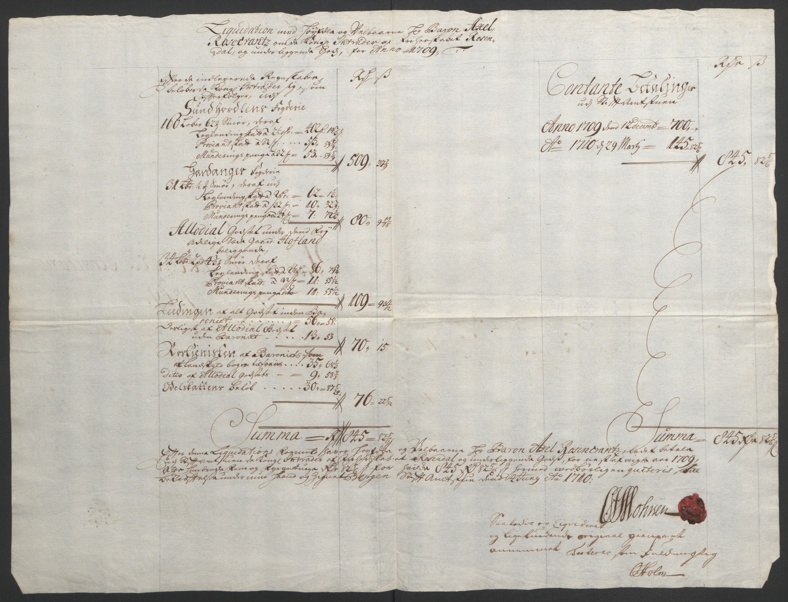 Rentekammeret inntil 1814, Reviderte regnskaper, Fogderegnskap, RA/EA-4092/R49/L3138: Fogderegnskap Rosendal Baroni, 1691-1714, p. 232