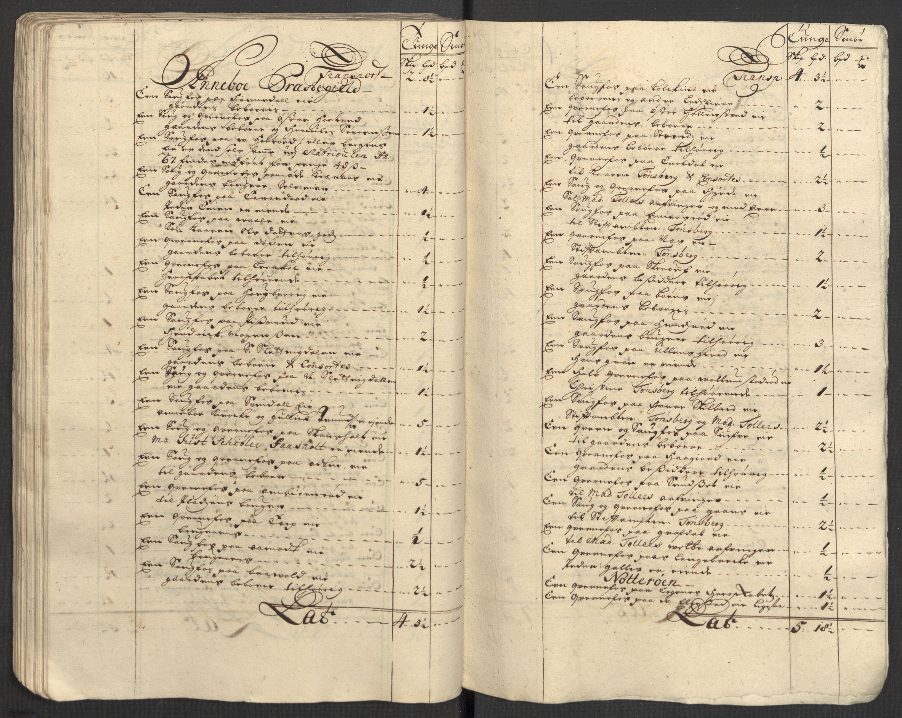Rentekammeret inntil 1814, Reviderte regnskaper, Fogderegnskap, RA/EA-4092/R32/L1872: Fogderegnskap Jarlsberg grevskap, 1706-1707, p. 383