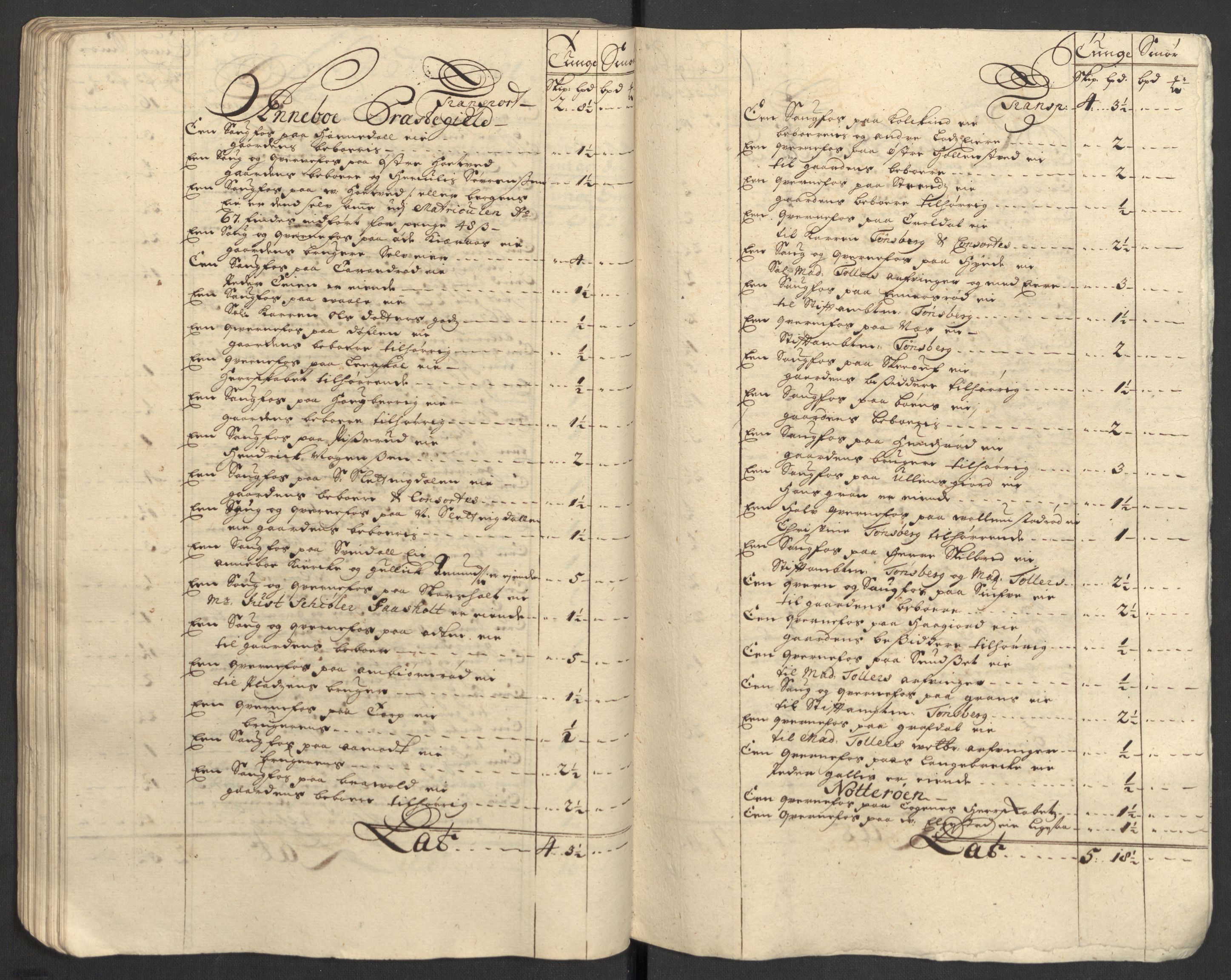 Rentekammeret inntil 1814, Reviderte regnskaper, Fogderegnskap, AV/RA-EA-4092/R32/L1872: Fogderegnskap Jarlsberg grevskap, 1706-1707, p. 383