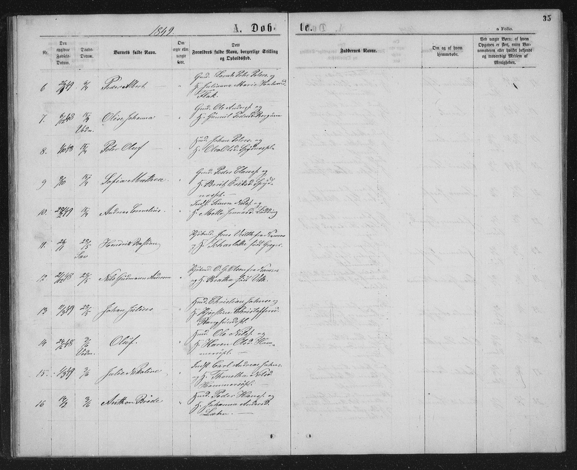 Ministerialprotokoller, klokkerbøker og fødselsregistre - Nord-Trøndelag, AV/SAT-A-1458/768/L0566: Parish register (official) no. 768A01, 1836-1865, p. 35