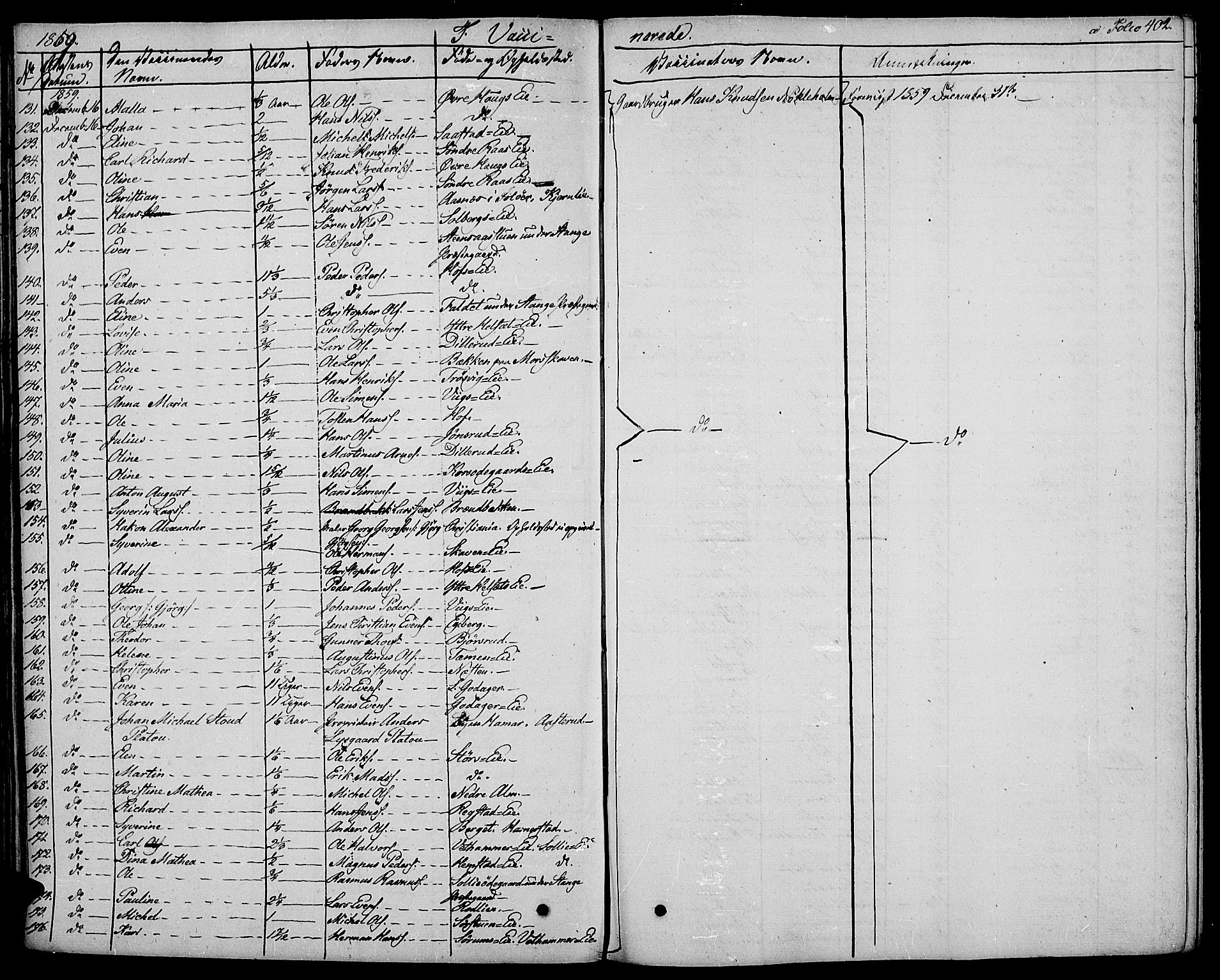 Stange prestekontor, AV/SAH-PREST-002/K/L0009: Parish register (official) no. 9, 1826-1835, p. 402