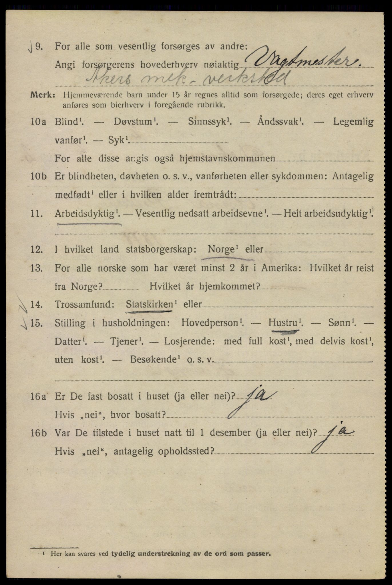 SAO, 1920 census for Kristiania, 1920, p. 199434