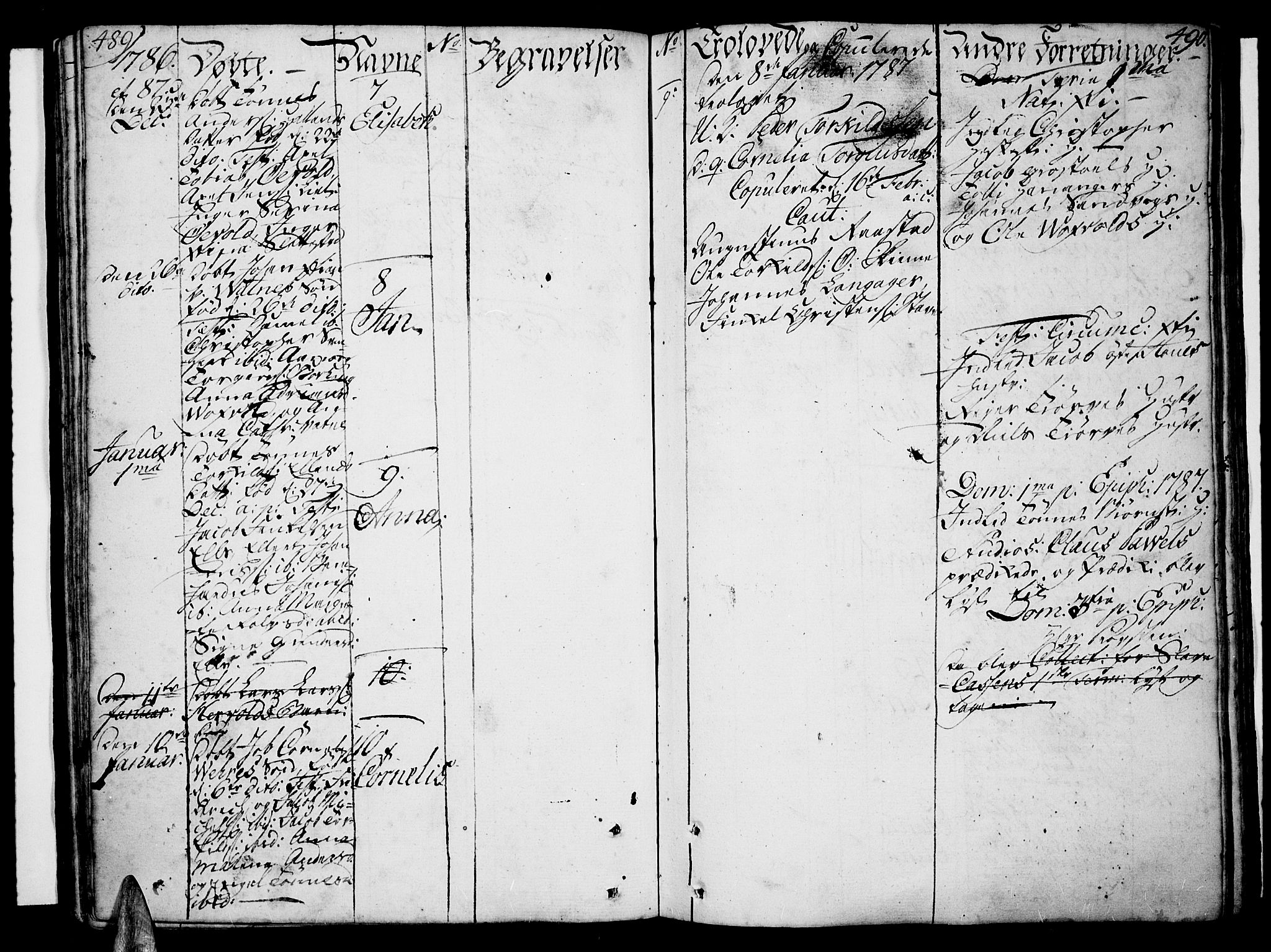 Lista sokneprestkontor, AV/SAK-1111-0027/F/Fa/L0004: Parish register (official) no. A 4, 1768-1794, p. 489-490