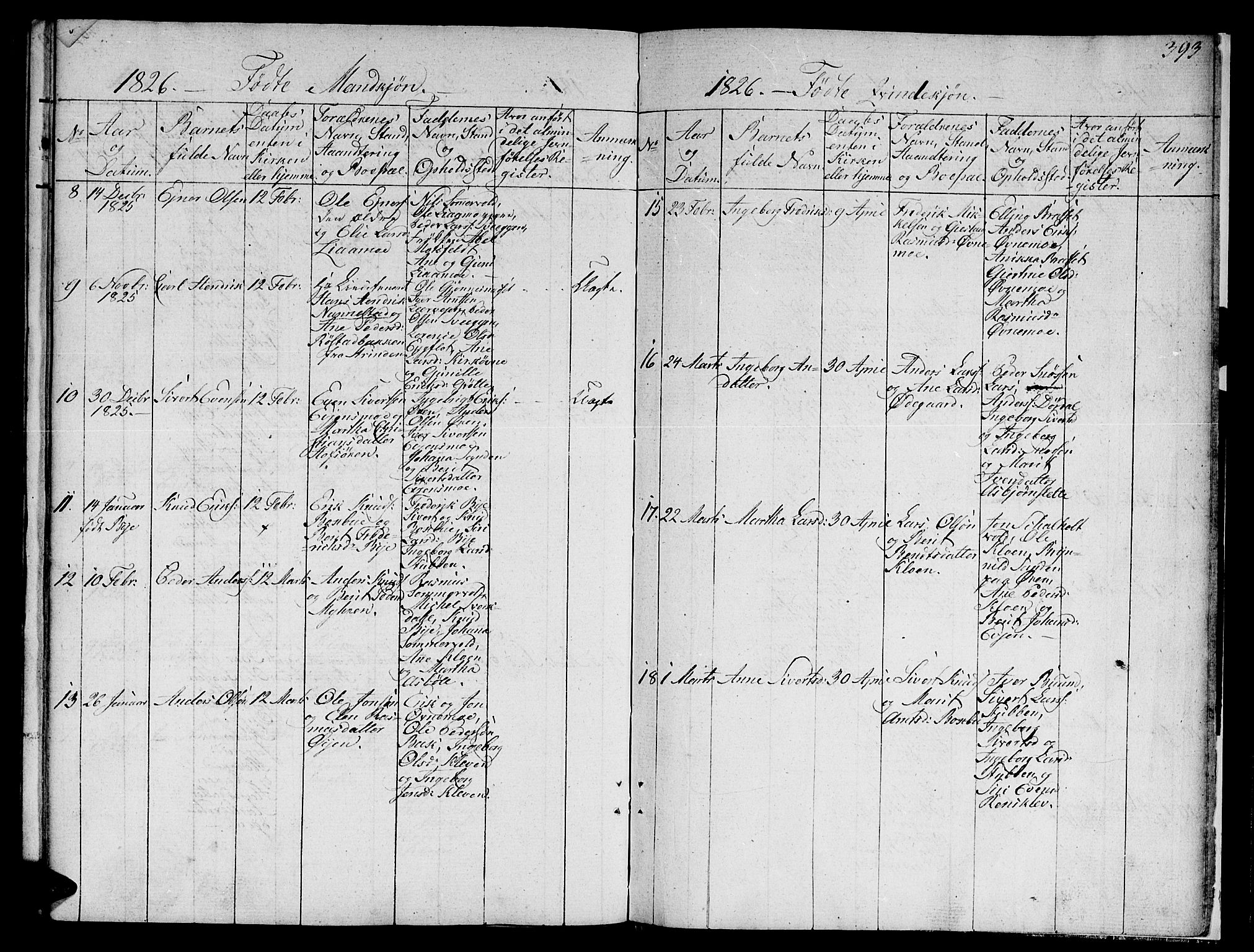 Ministerialprotokoller, klokkerbøker og fødselsregistre - Sør-Trøndelag, AV/SAT-A-1456/668/L0803: Parish register (official) no. 668A03, 1800-1826, p. 393