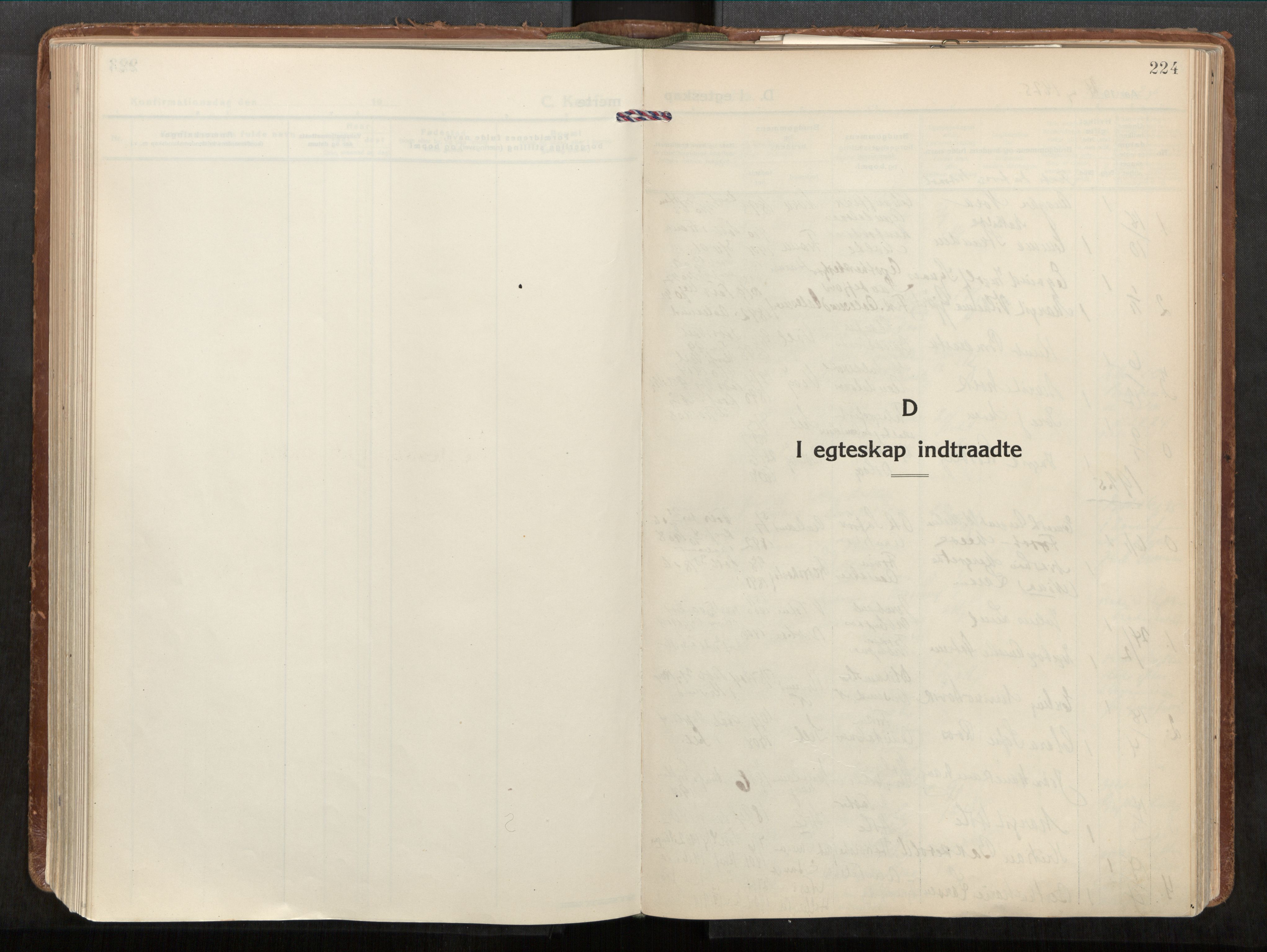 Ministerialprotokoller, klokkerbøker og fødselsregistre - Møre og Romsdal, SAT/A-1454/544/L0587: Parish register (official) no. 544A11, 1924-1954, p. 224