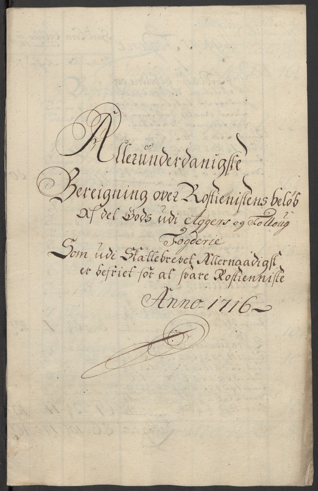 Rentekammeret inntil 1814, Reviderte regnskaper, Fogderegnskap, AV/RA-EA-4092/R10/L0454: Fogderegnskap Aker og Follo, 1716, p. 105