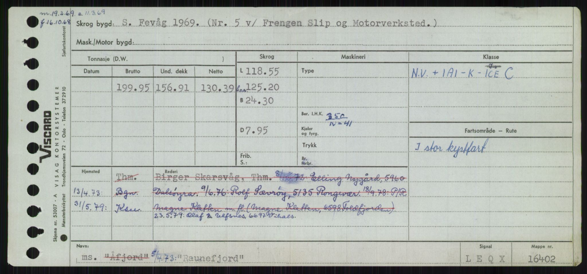 Sjøfartsdirektoratet med forløpere, Skipsmålingen, RA/S-1627/H/Ha/L0004/0002: Fartøy, Mas-R / Fartøy, Odin-R, p. 567