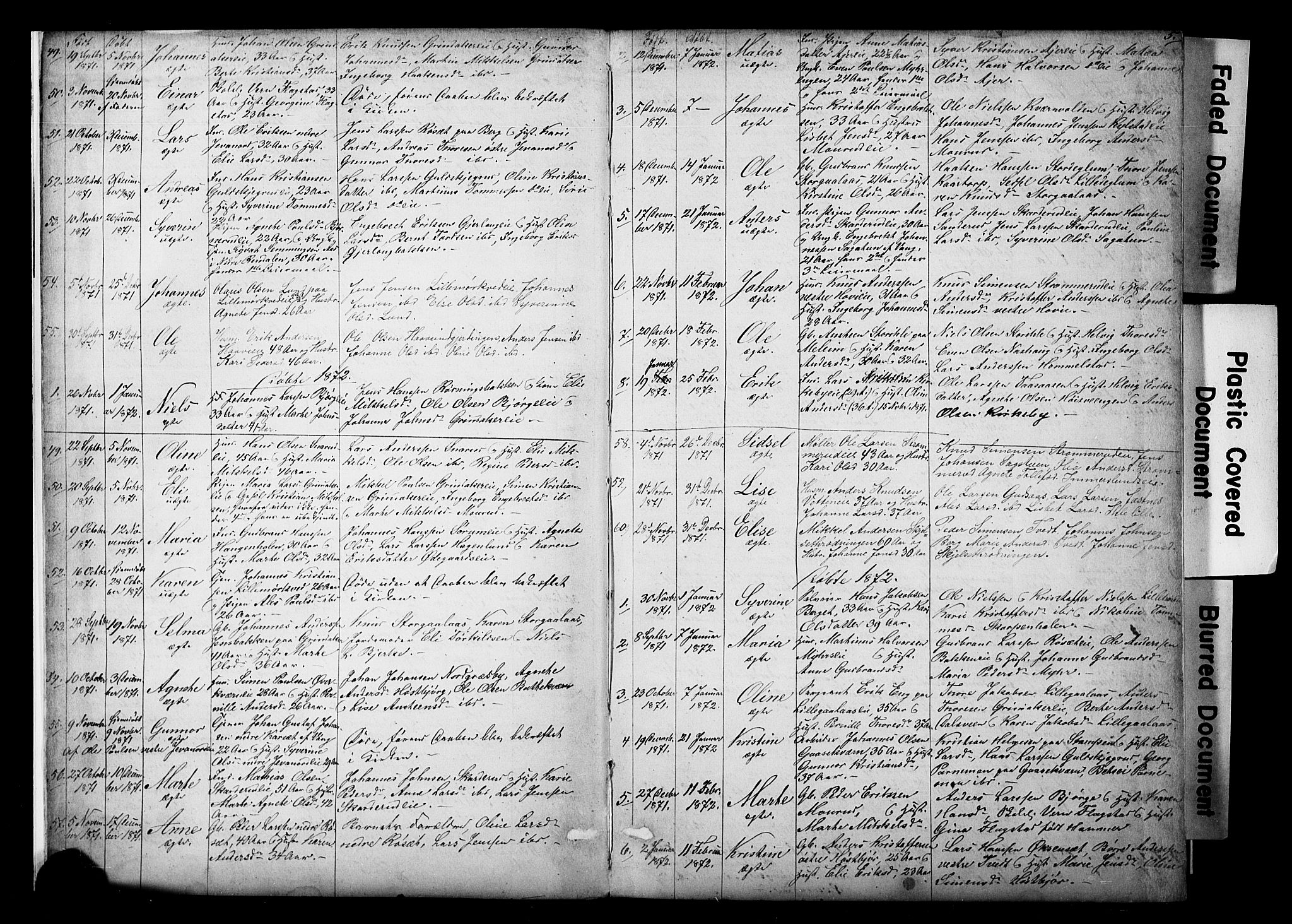 Vang prestekontor, Hedmark, AV/SAH-PREST-008/H/Ha/Hab/L0018: Parish register (copy) no. 18, 1871-1903, p. 5