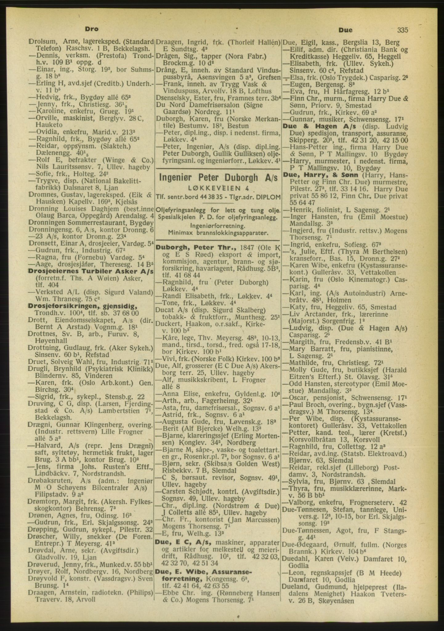 Kristiania/Oslo adressebok, PUBL/-, 1956-1957, p. 335