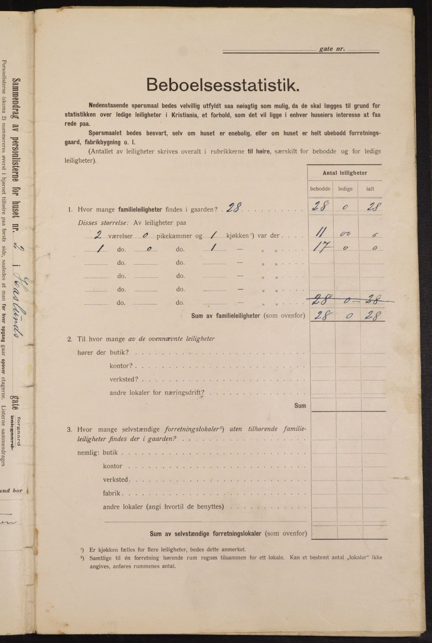 OBA, Municipal Census 1913 for Kristiania, 1913, p. 26830