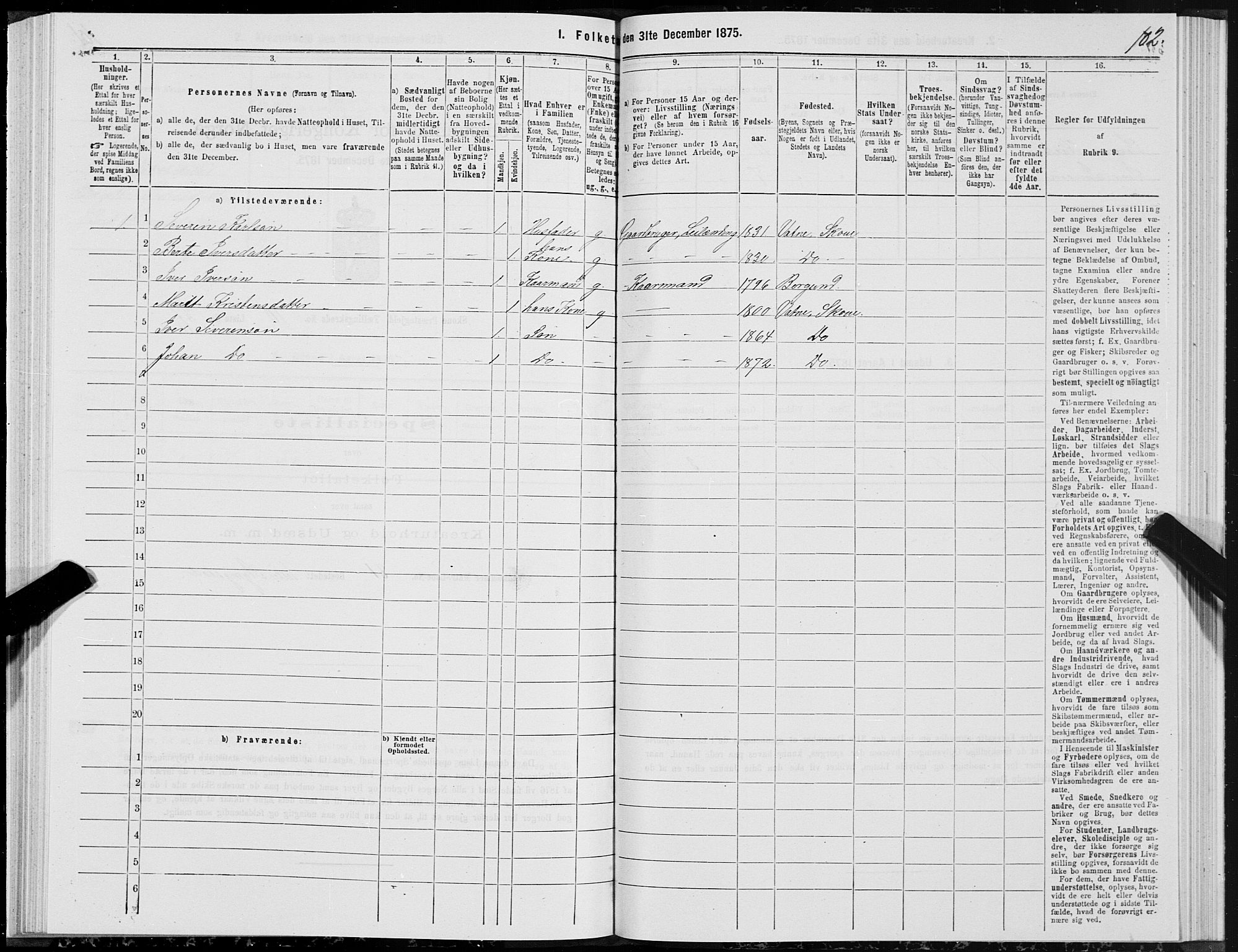 SAT, 1875 census for 1529P Skodje, 1875, p. 3102