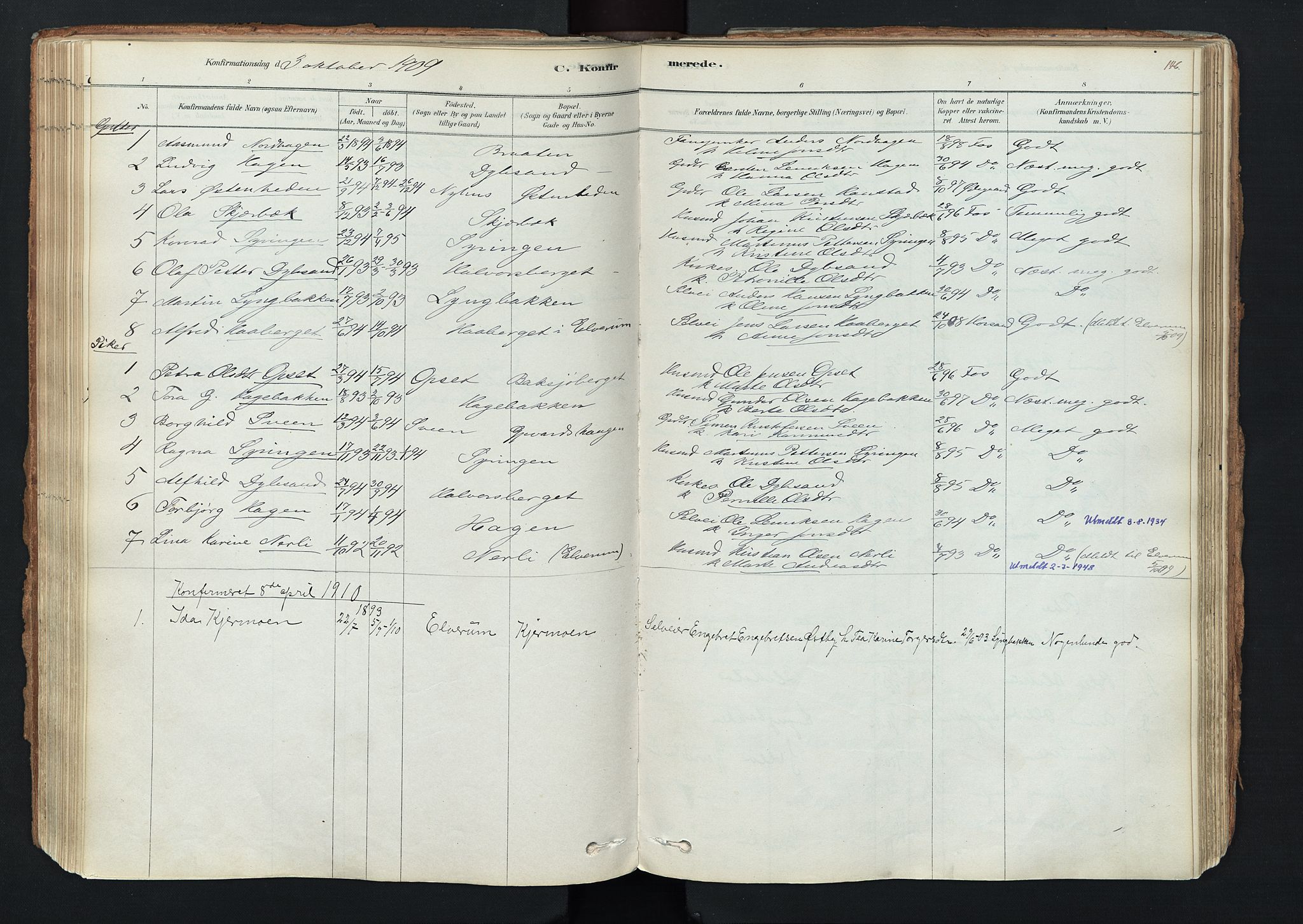 Trysil prestekontor, SAH/PREST-046/H/Ha/Haa/L0011: Parish register (official) no. 11, 1878-1912, p. 146