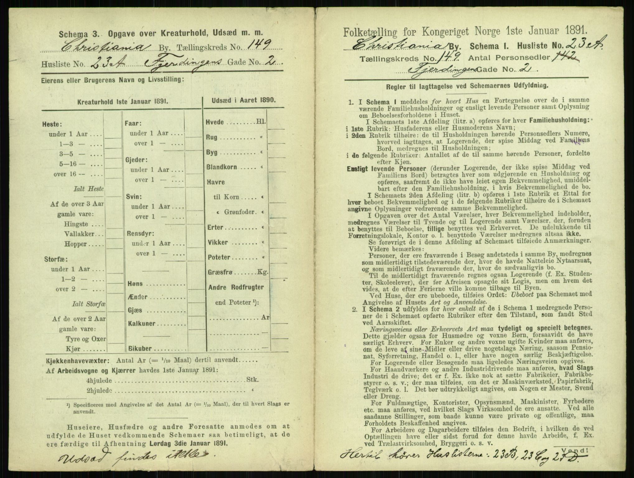 RA, 1891 census for 0301 Kristiania, 1891, p. 83139