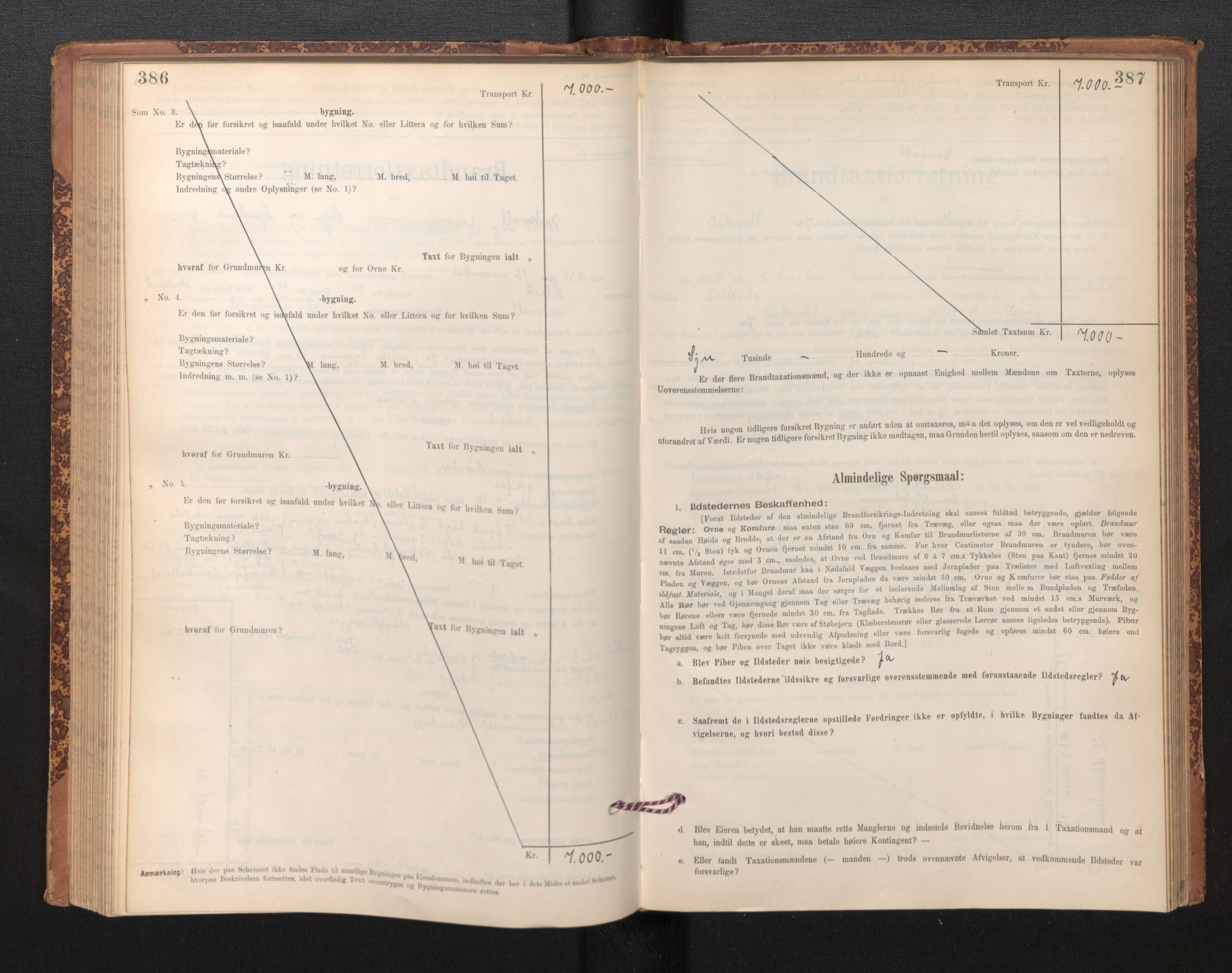 Lensmannen i Askvoll, AV/SAB-A-26301/0012/L0004: Branntakstprotokoll, skjematakst og liste over branntakstmenn, 1895-1932, p. 386-387