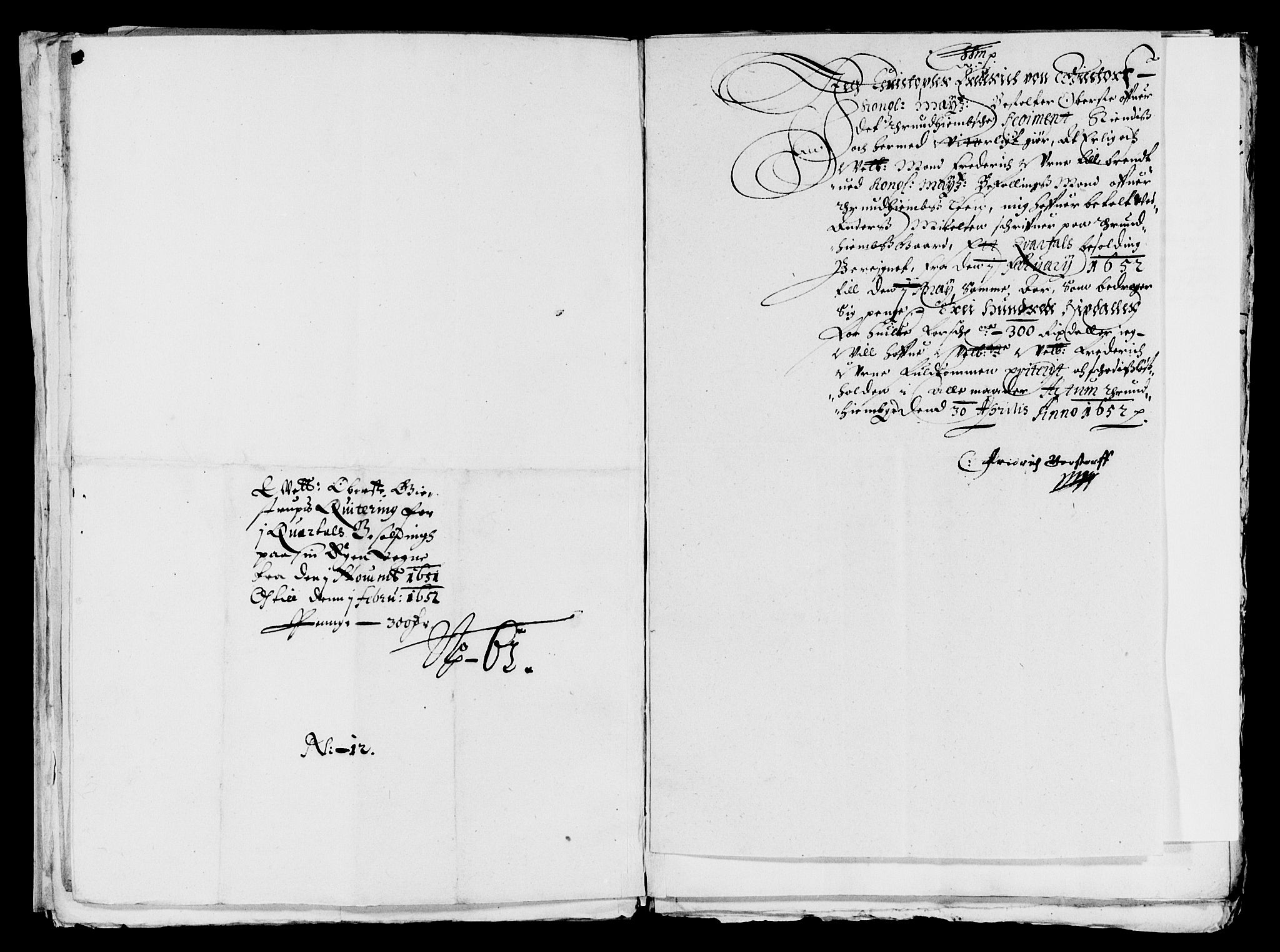 Rentekammeret inntil 1814, Reviderte regnskaper, Lensregnskaper, AV/RA-EA-5023/R/Rb/Rbw/L0107: Trondheim len, 1649-1653