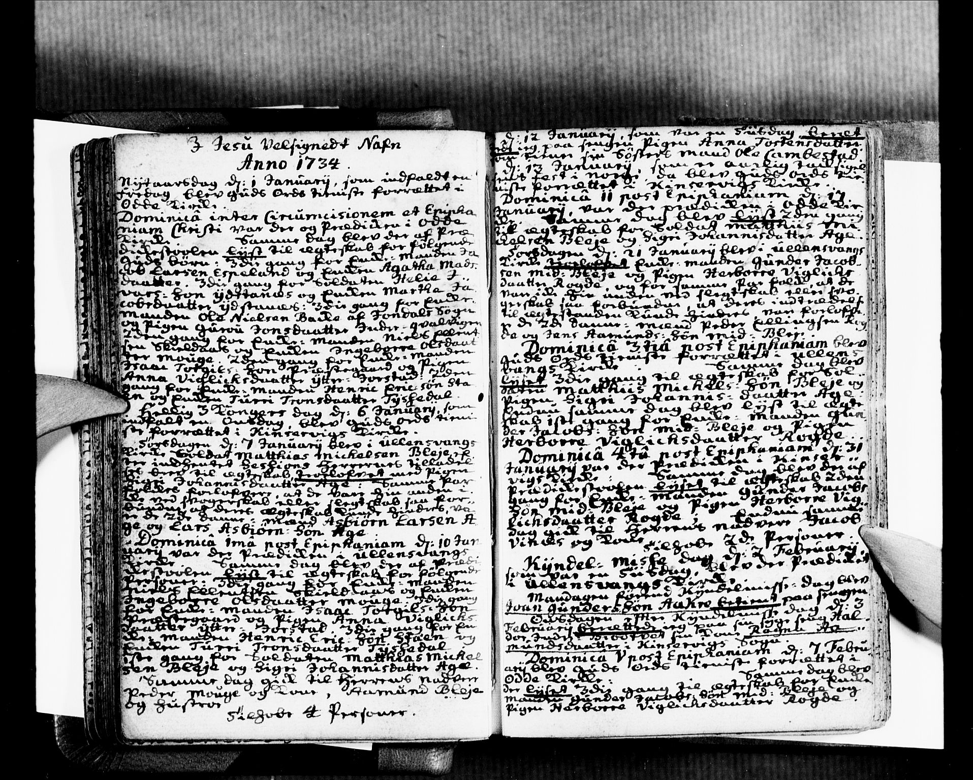 Ullensvang sokneprestembete, SAB/A-78701/H/Haa: Parish register (official) no. A 5, 1733-1758, p. 28