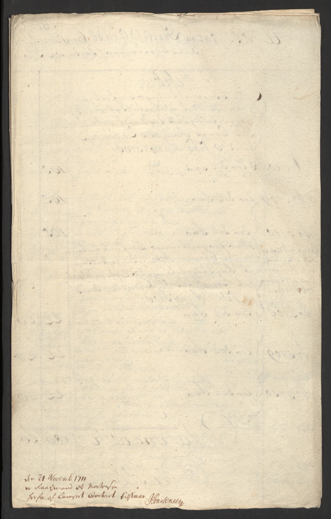 Rentekammeret inntil 1814, Reviderte regnskaper, Fogderegnskap, AV/RA-EA-4092/R40/L2449: Fogderegnskap Råbyggelag, 1709-1711, p. 208