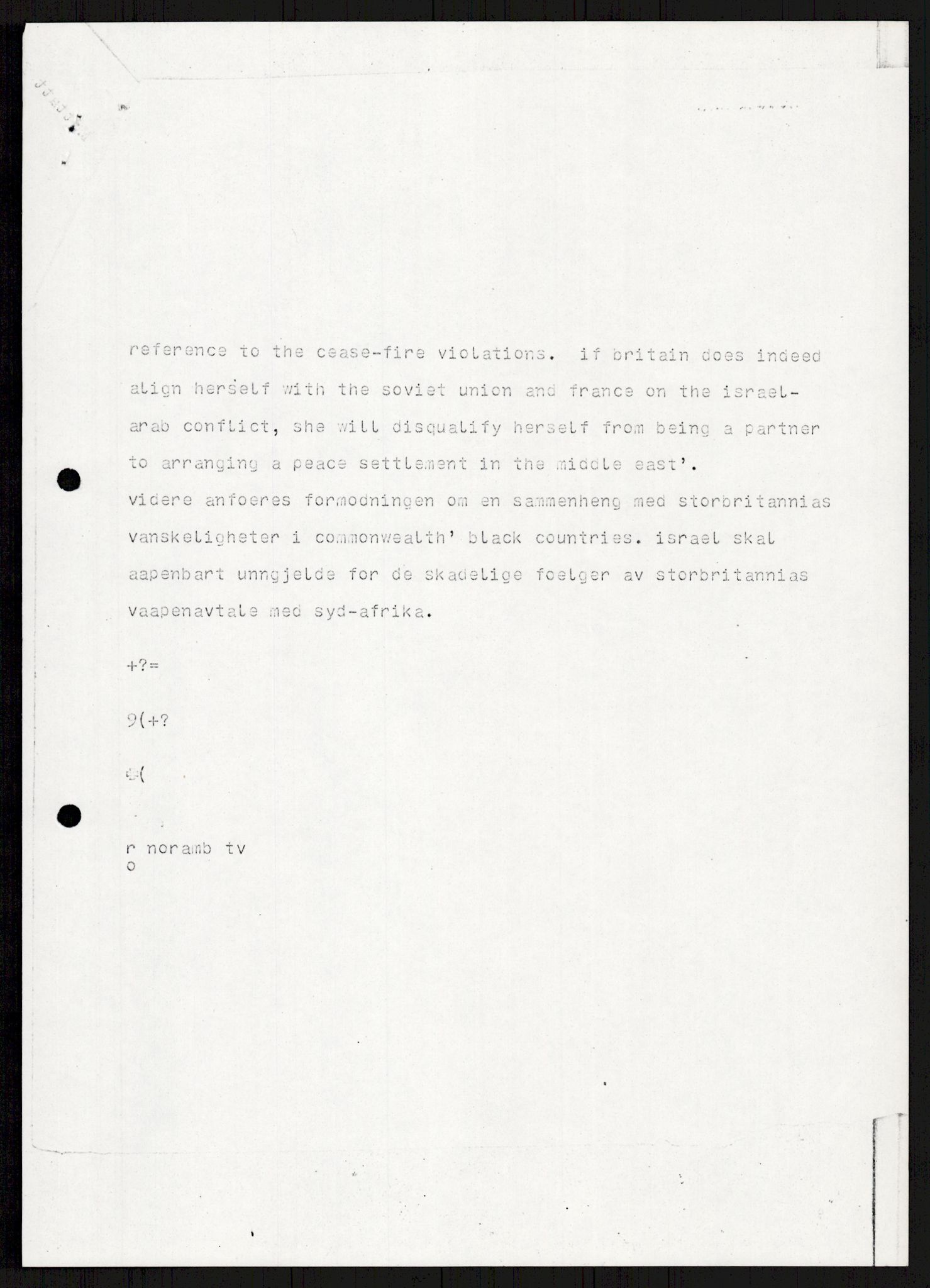 Utenriksdepartementet, hovedarkiv, AV/RA-S-6794/D/Db/Dba/L0776/0003: Verdenspolitikk. Fremmede staters politikk (G.L.) / Israel: Politikk (2 mapper), 1970-1972, p. 352