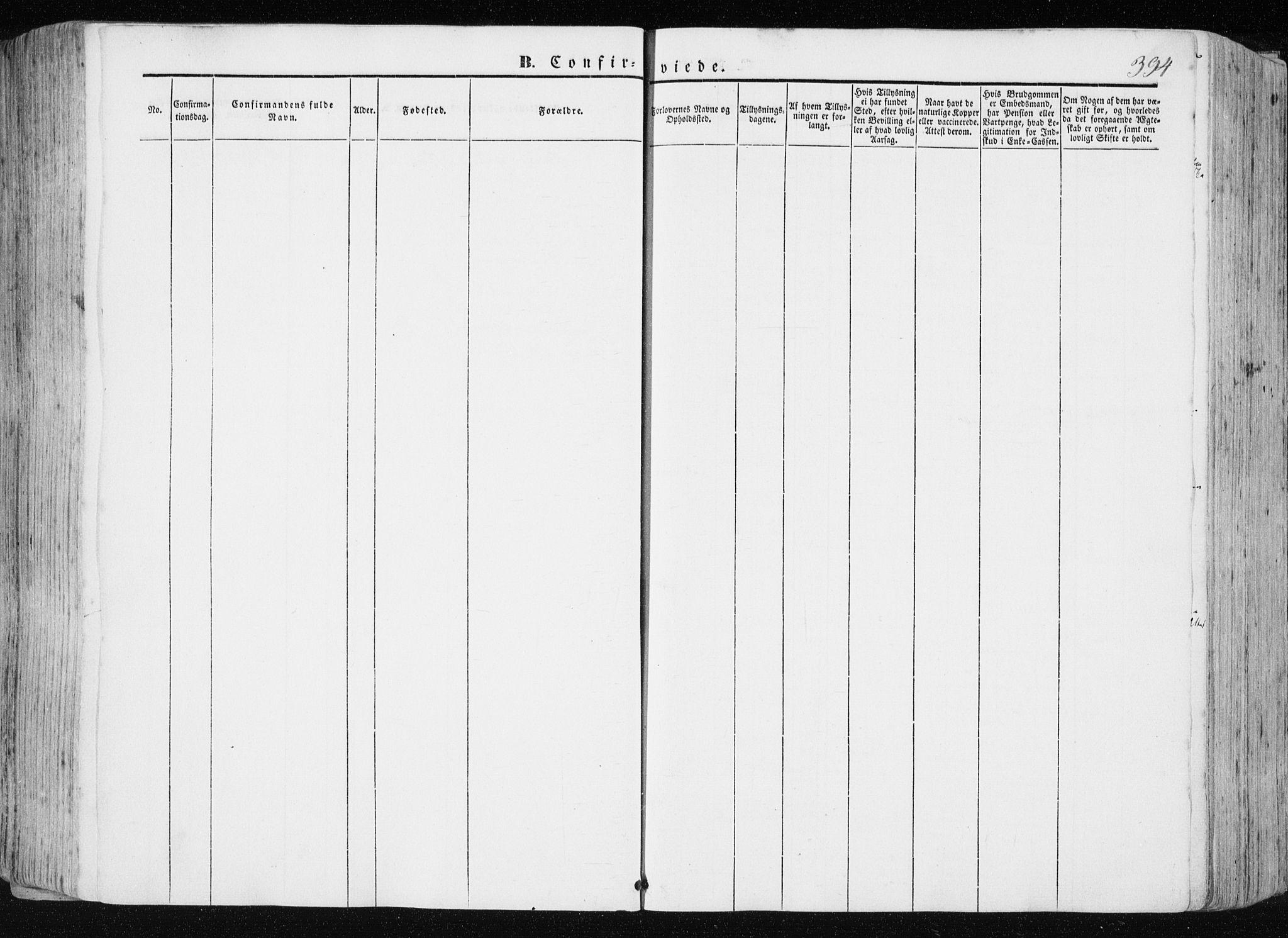 Ministerialprotokoller, klokkerbøker og fødselsregistre - Nord-Trøndelag, SAT/A-1458/709/L0074: Parish register (official) no. 709A14, 1845-1858, p. 394