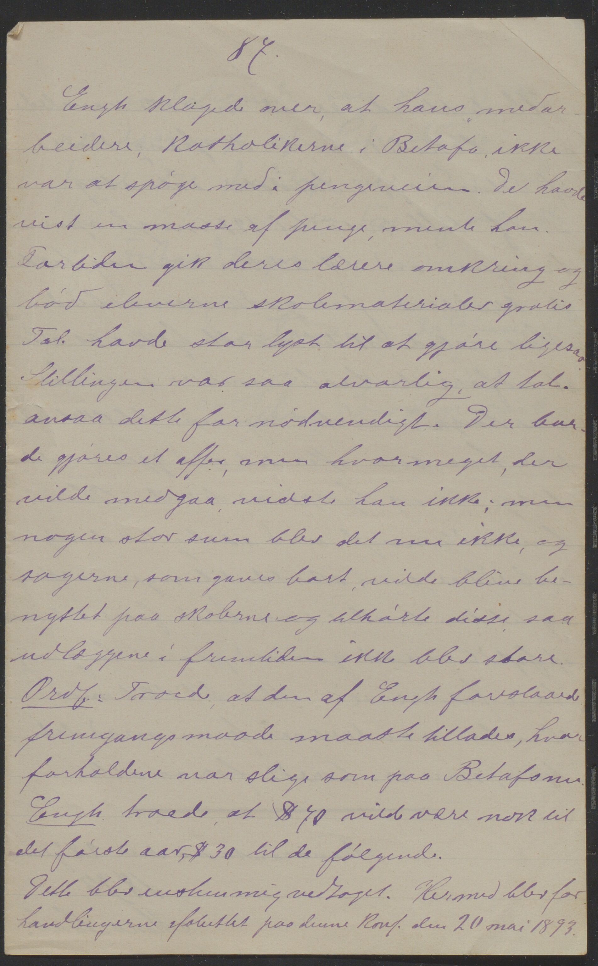 Det Norske Misjonsselskap - hovedadministrasjonen, VID/MA-A-1045/D/Da/Daa/L0039/0007: Konferansereferat og årsberetninger / Konferansereferat fra Madagaskar Innland., 1893